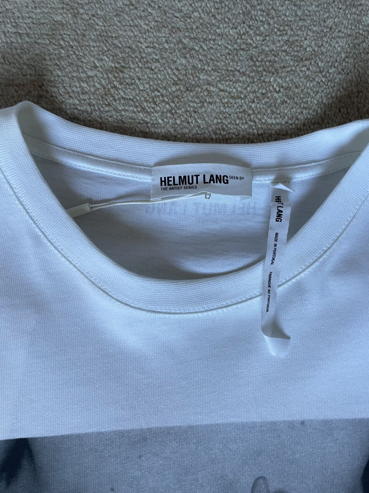 Helmut Lang Helmut Lang White Walter Pfeiffer Edition Hands 1984 T Shirt Size XS / US 0-2 / IT 36-38 - 3 Thumbnail