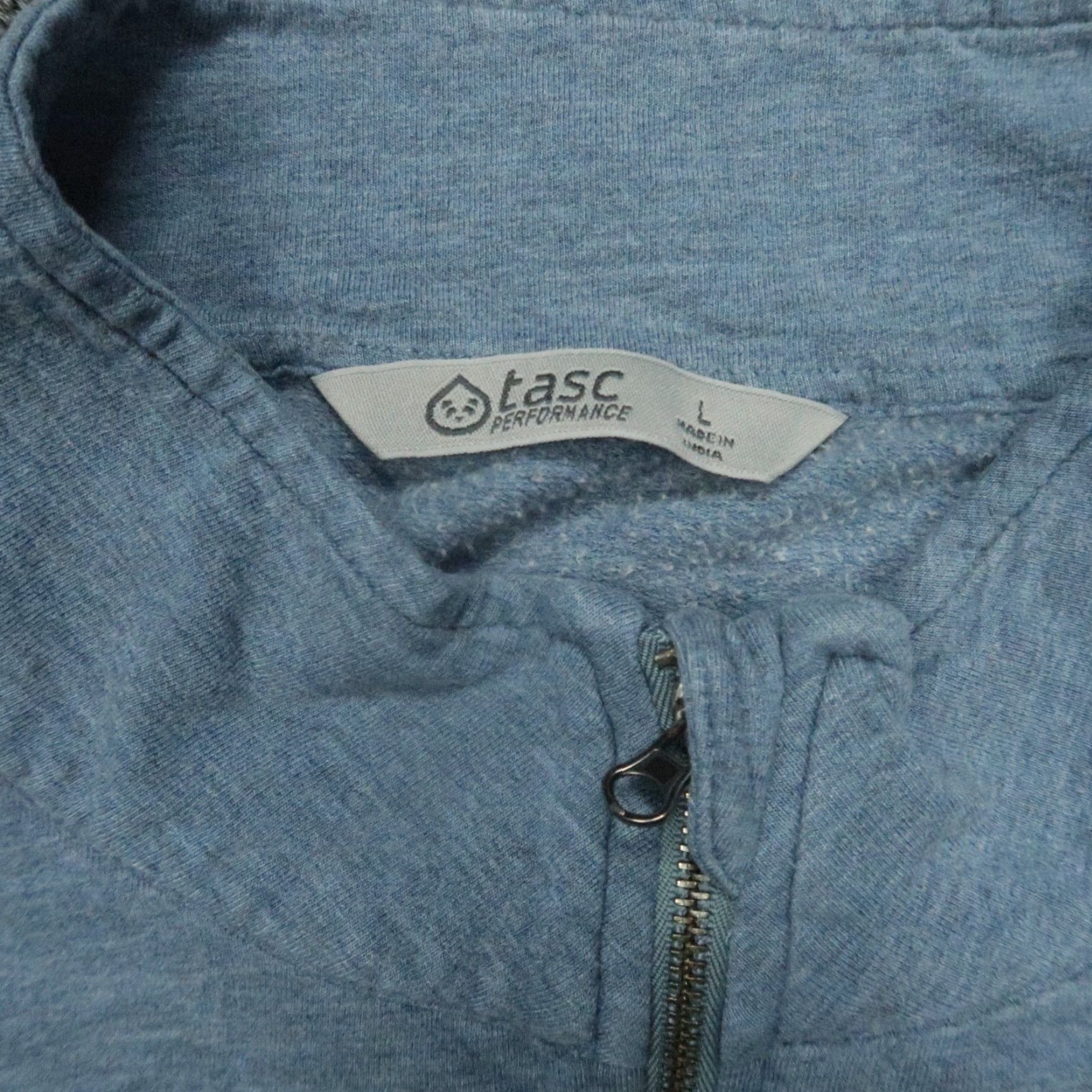 Vintage tasc Performance Jacket Mens Large Blue Bamboo Blend Full Zip Pockets Size US L / EU 52-54 / 3 - 3 Thumbnail