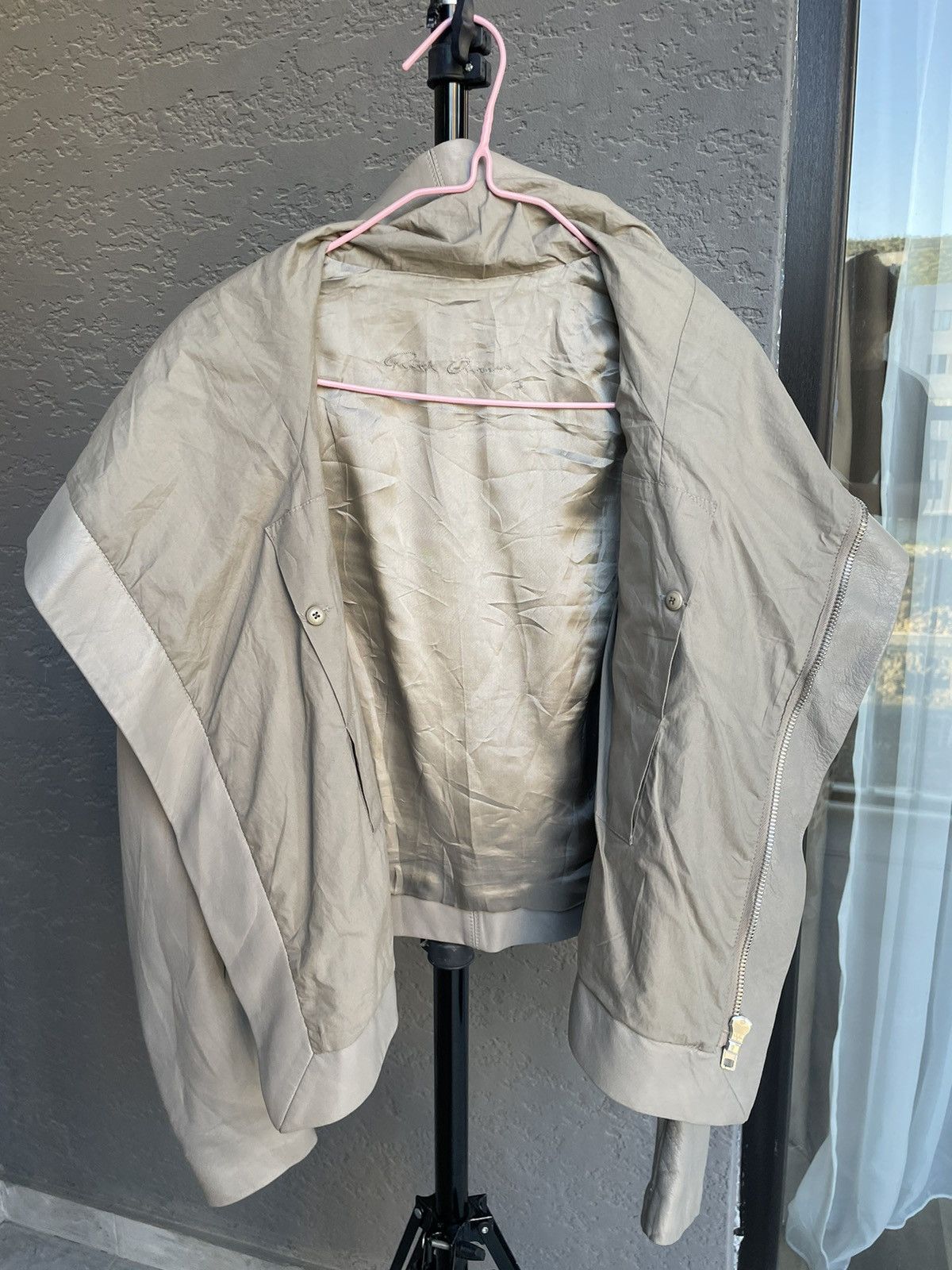Rick Owens RICK OWENS Leather Jacket Size M / US 6-8 / IT 42-44 - 5 Thumbnail