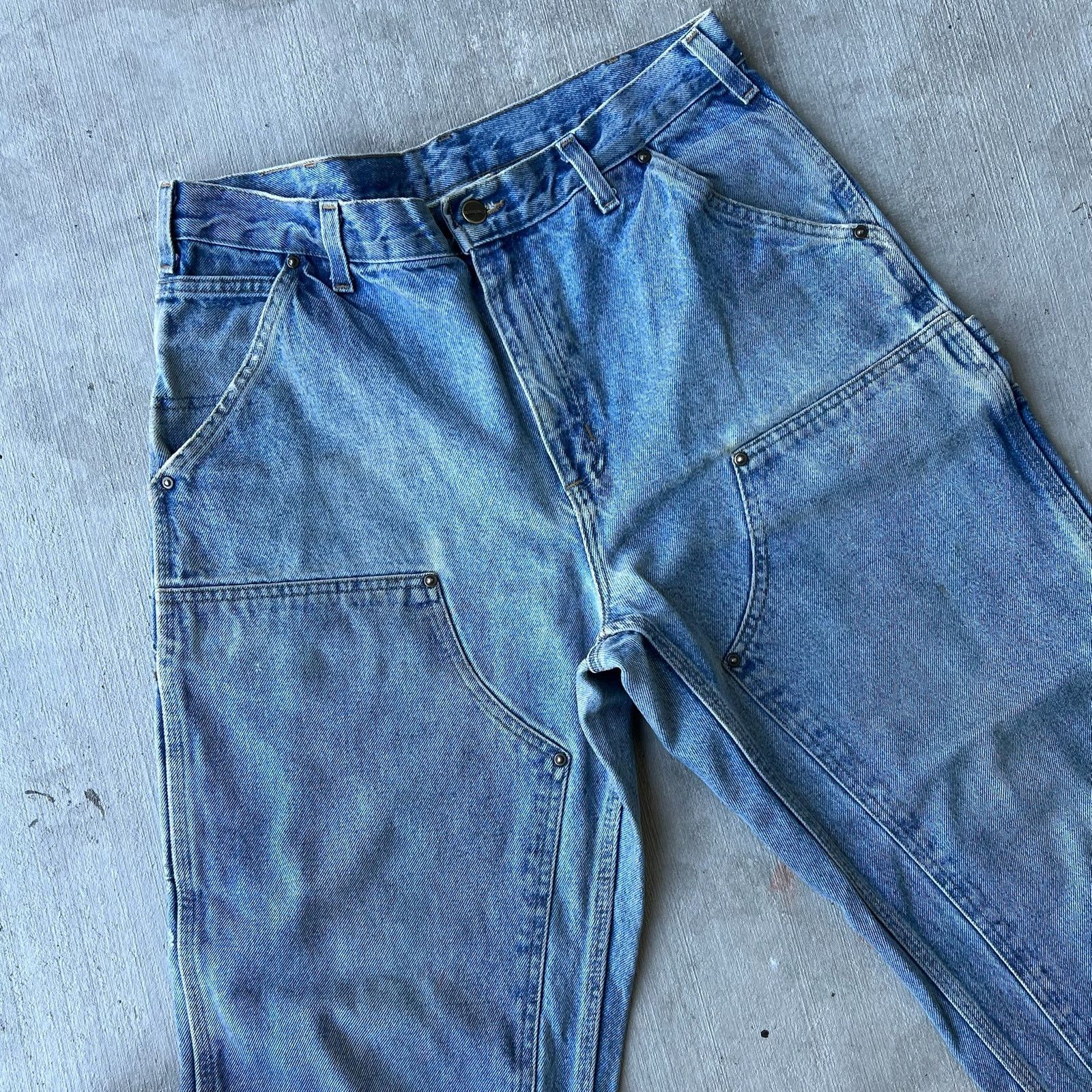 Carhartt × Vintage Carhartt denim blue jean double knee work carpenter pants Size US 34 / EU 50 - 3 Thumbnail