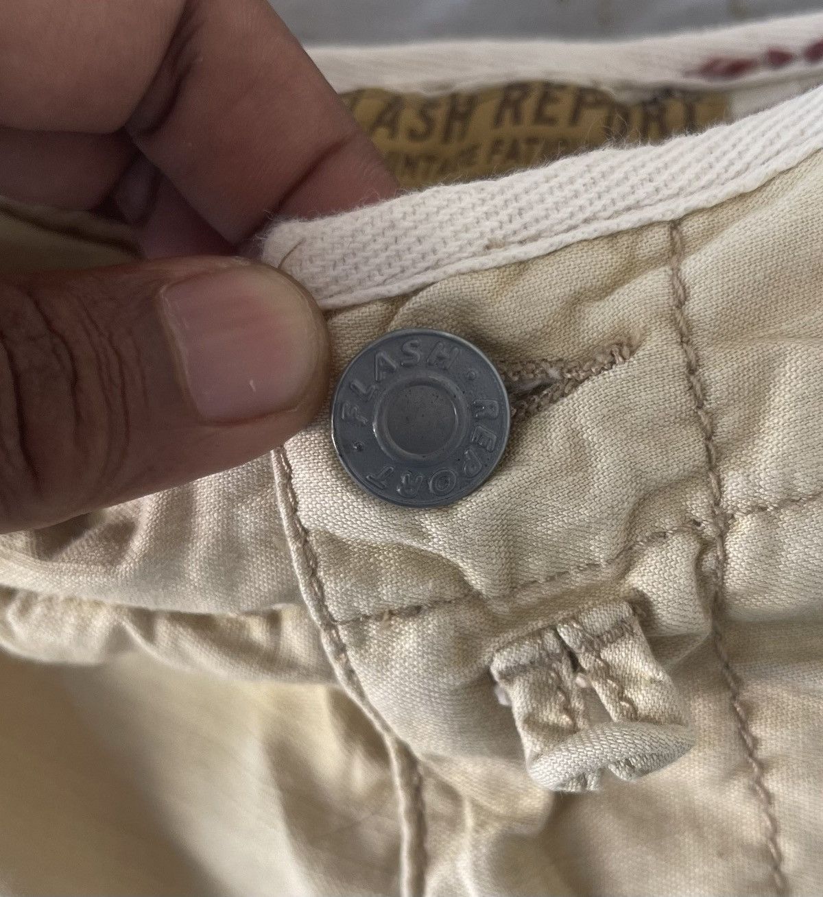 Vintage FLASH REPORT SHORT PANT BONDAGE JAPAN Size US 34 / EU 50 - 4 Thumbnail
