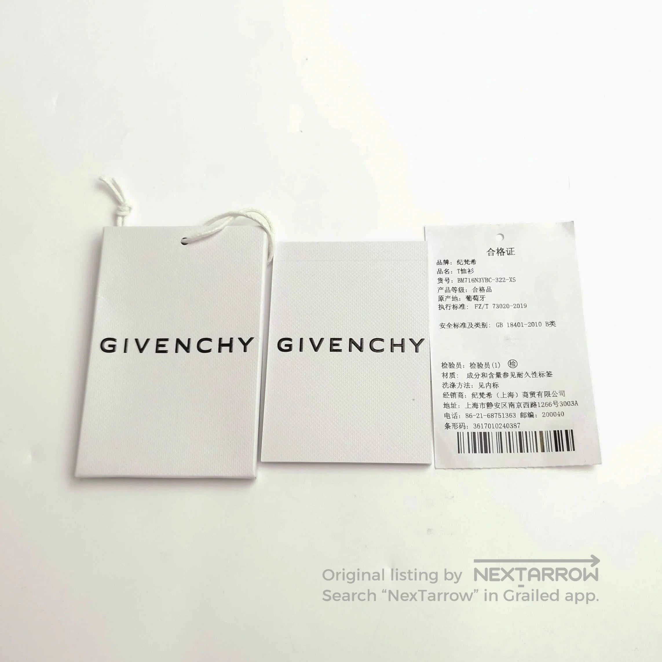 Givenchy Givenchy XS Lock Print Cotton Round Neck T-Shirt. Size US XS / EU 42 / 0 - 1 Thumbnail