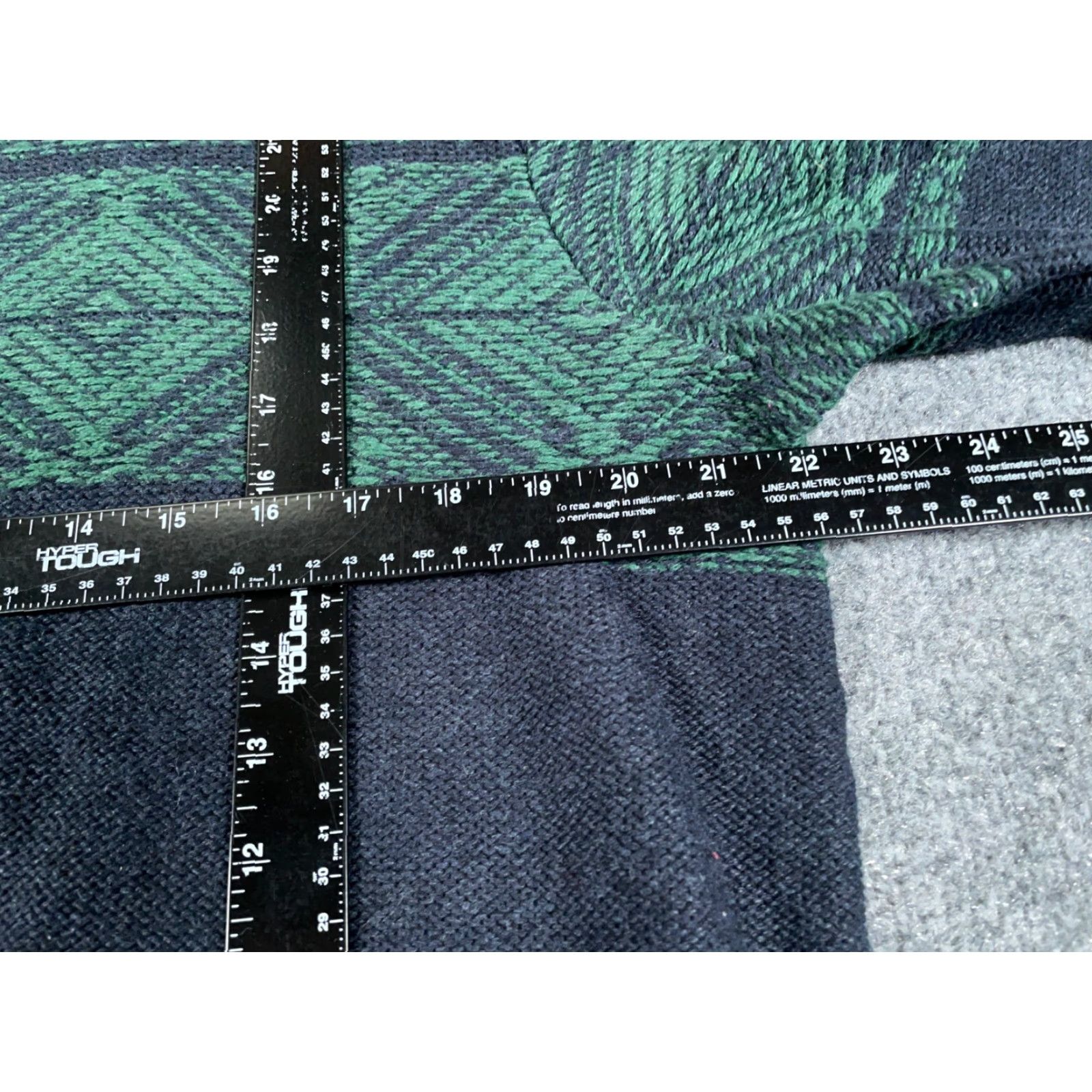 Croft & Barrow Croft & Barrow Geometric Snowflake Knit Sweater Adult Large Black Green Crew Neck Pullover Mens Casual Preppy Winter Size US L / EU 52-54 / 3 - 6 Thumbnail