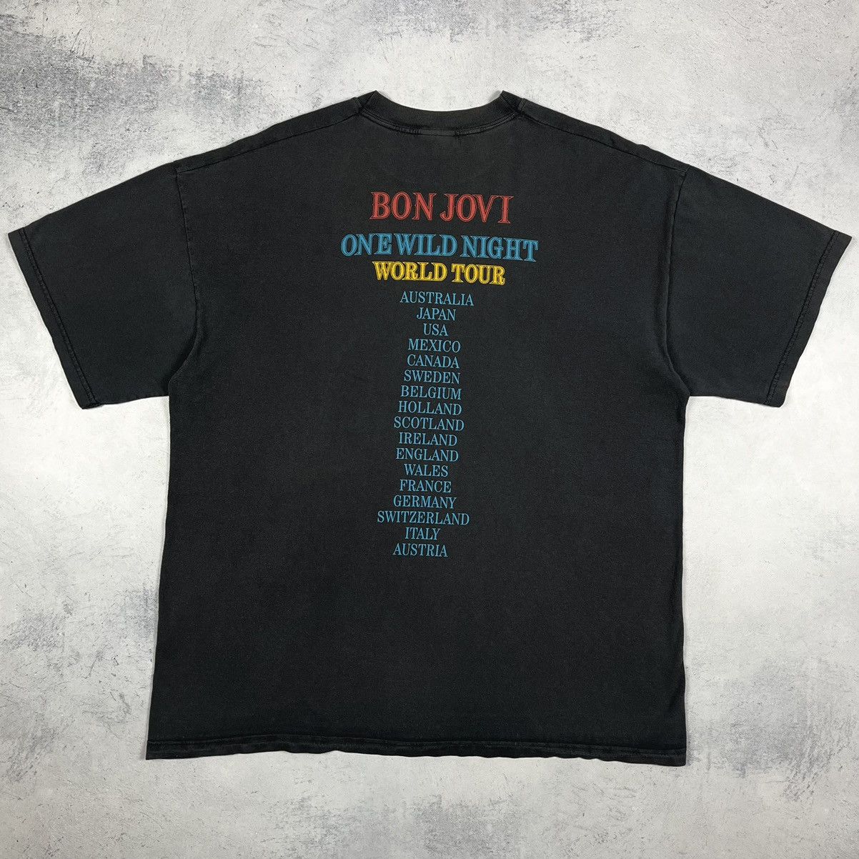 Band Tees Vintage Bon Jovi band “One wild night” world tour tee 2001 Size US XL / EU 56 / 4 - 20 Thumbnail