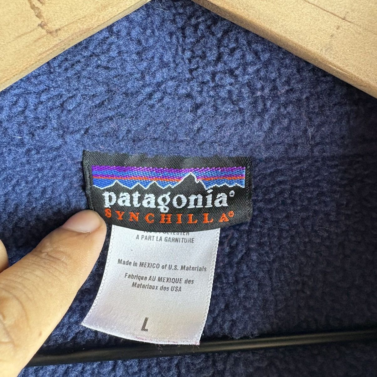 Patagonia Patagonia Other Fleece Jacket L Navy Plain 25735 Fuzzy 00s Size US L / EU 52-54 / 3 - 8 Thumbnail