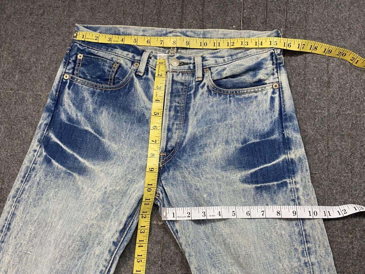 Levi's 90s Levi's Acid Wash Cropped Denim Cotton Hemp Buttonfly 31 Size US 31 - 16 Thumbnail