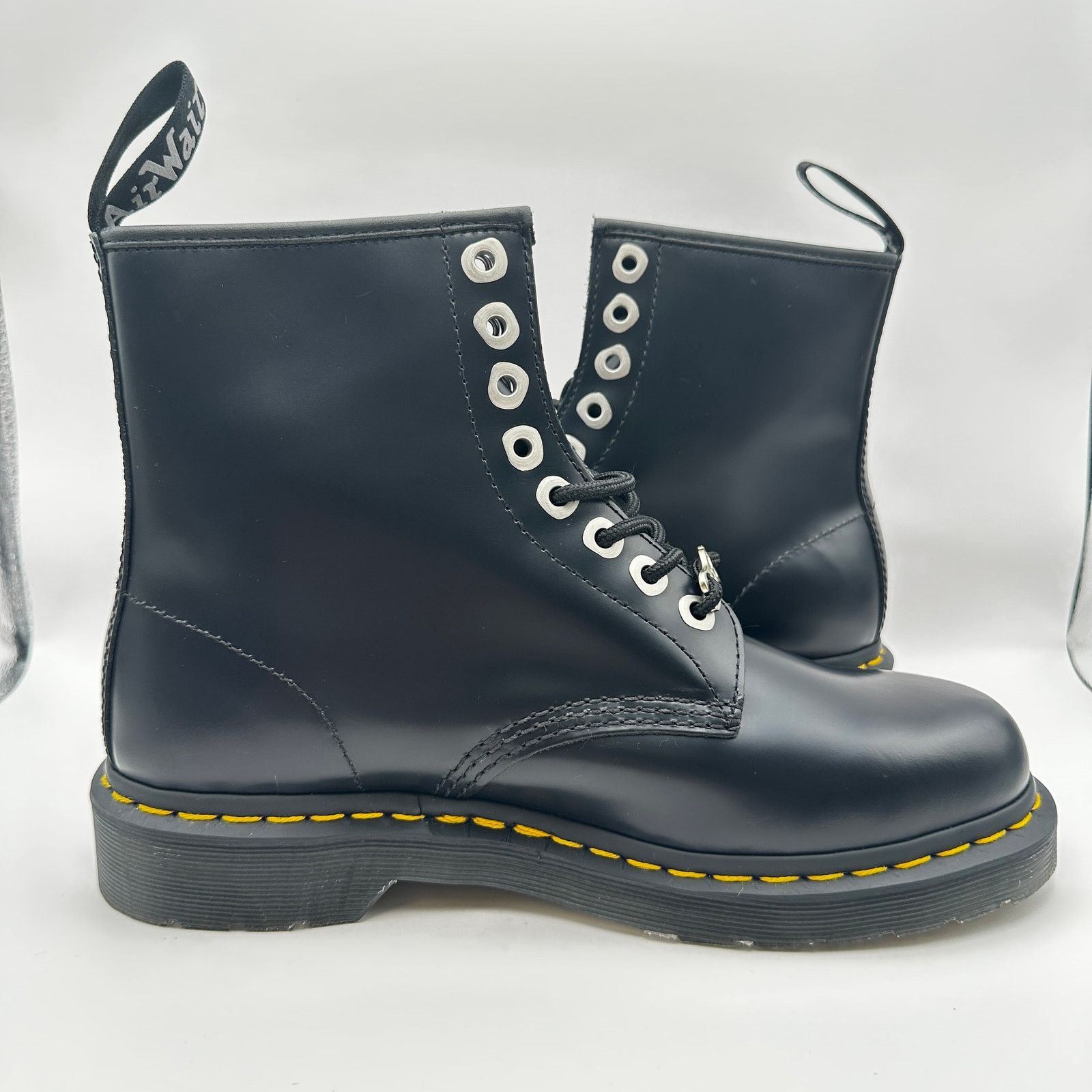 Dr. Martens Dr. Doc Martens 1460 Zip Smooth Leather Boots Black Size 8 Size US 8 / EU 41 - 5 Thumbnail