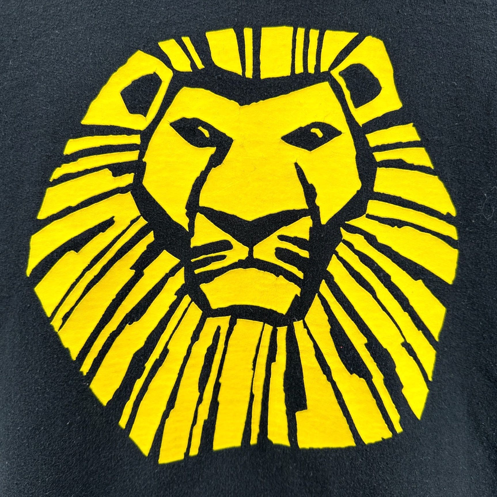 Disney Disney Hoodie Mens Medium Long Sleeve Black Cotton Blend Pockets Pullover The Lion King Broadway Musical Classic Theme Size US M / EU 48-50 / 2 - 4 Thumbnail