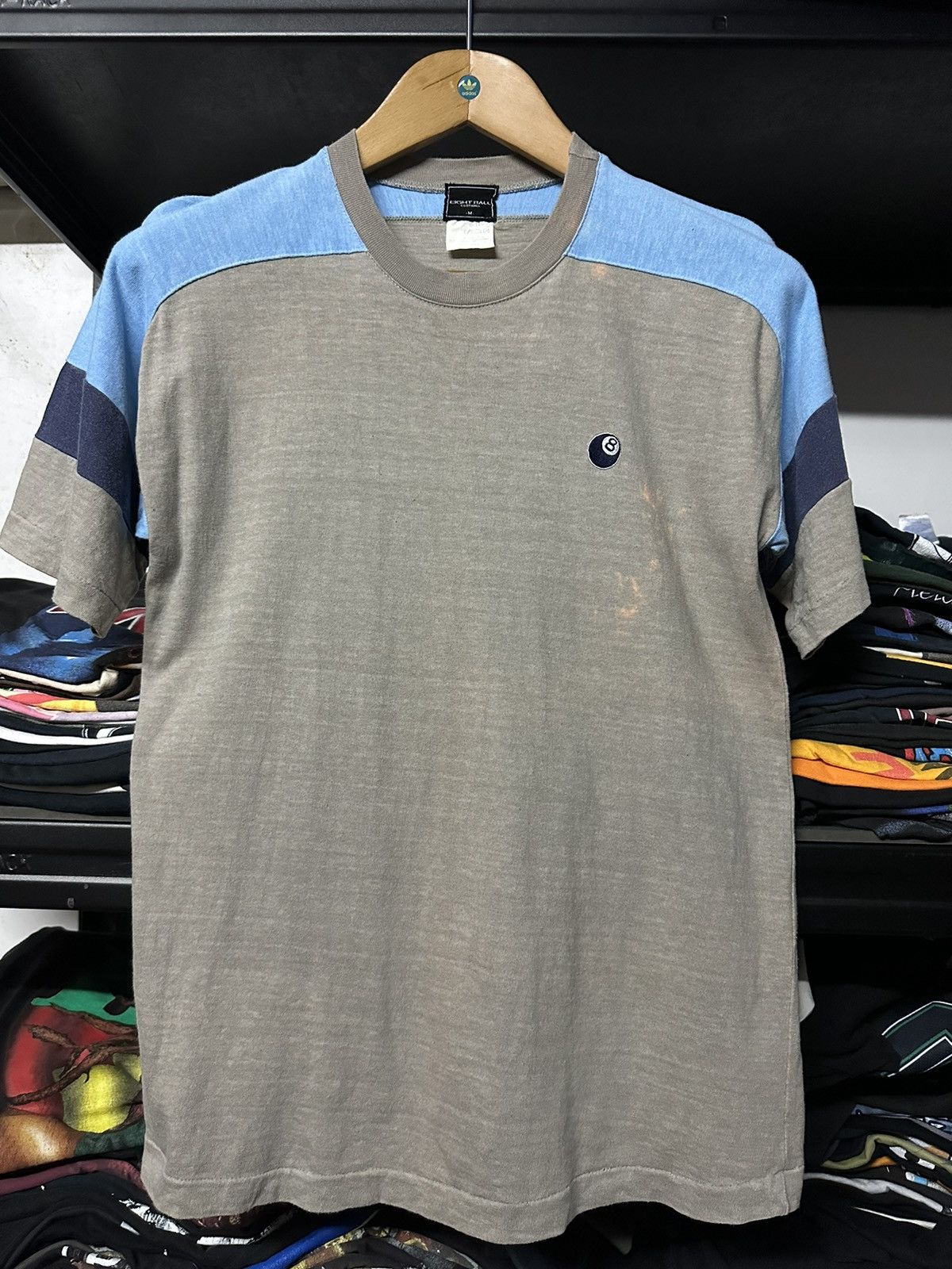 Girl Skateboards × Vintage Vintage 90s Eight Ball Clothing Skateboard Sun Faded Tee Size US M / EU 48-50 / 2 - 2 Thumbnail