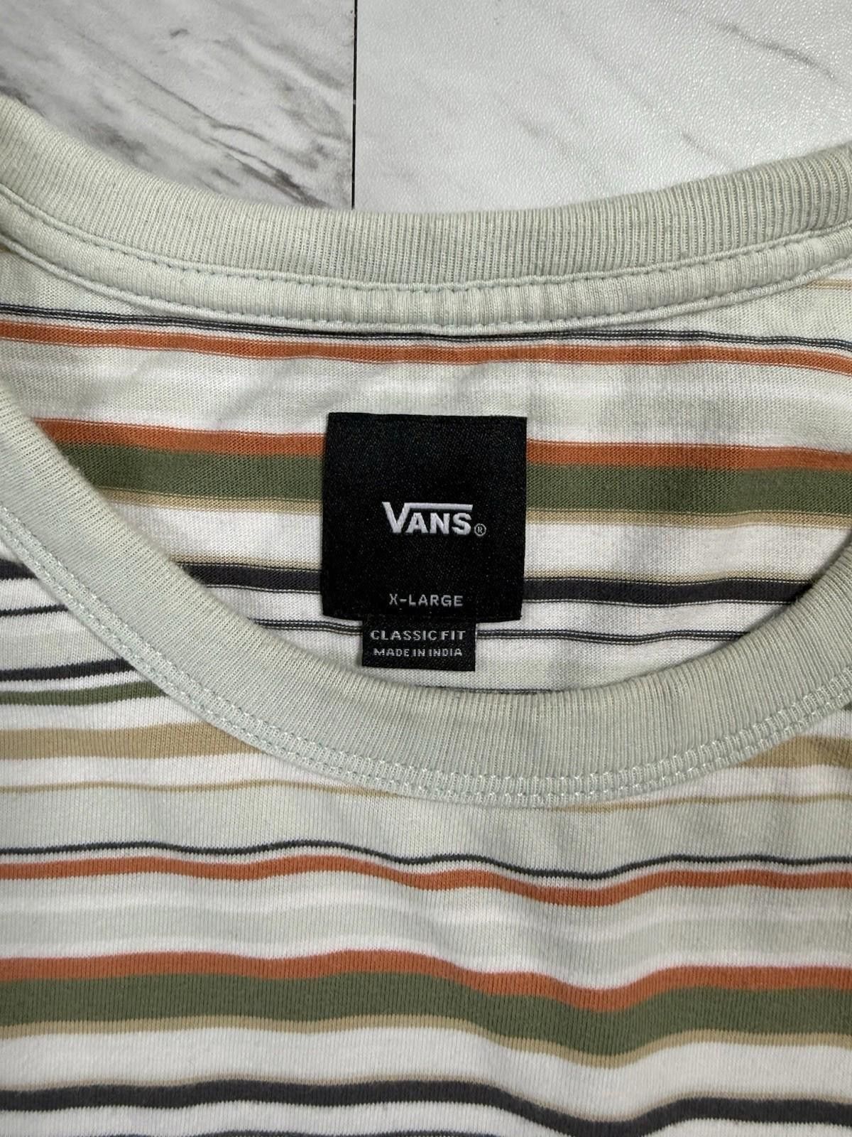 Vans Vans Classic Fit Striped Pocket XL Earth Tone Skate #8 Size US XL / EU 56 / 4 - 4 Thumbnail