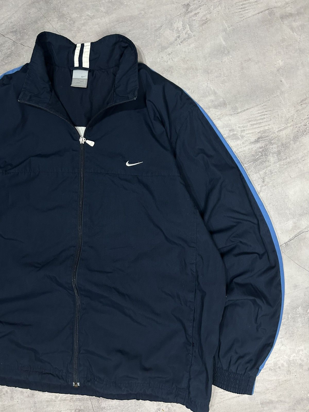 Nike Vintage Nike Nylon Track Zip Light Jacket TN Size US XL / EU 56 / 4 - 2 Thumbnail
