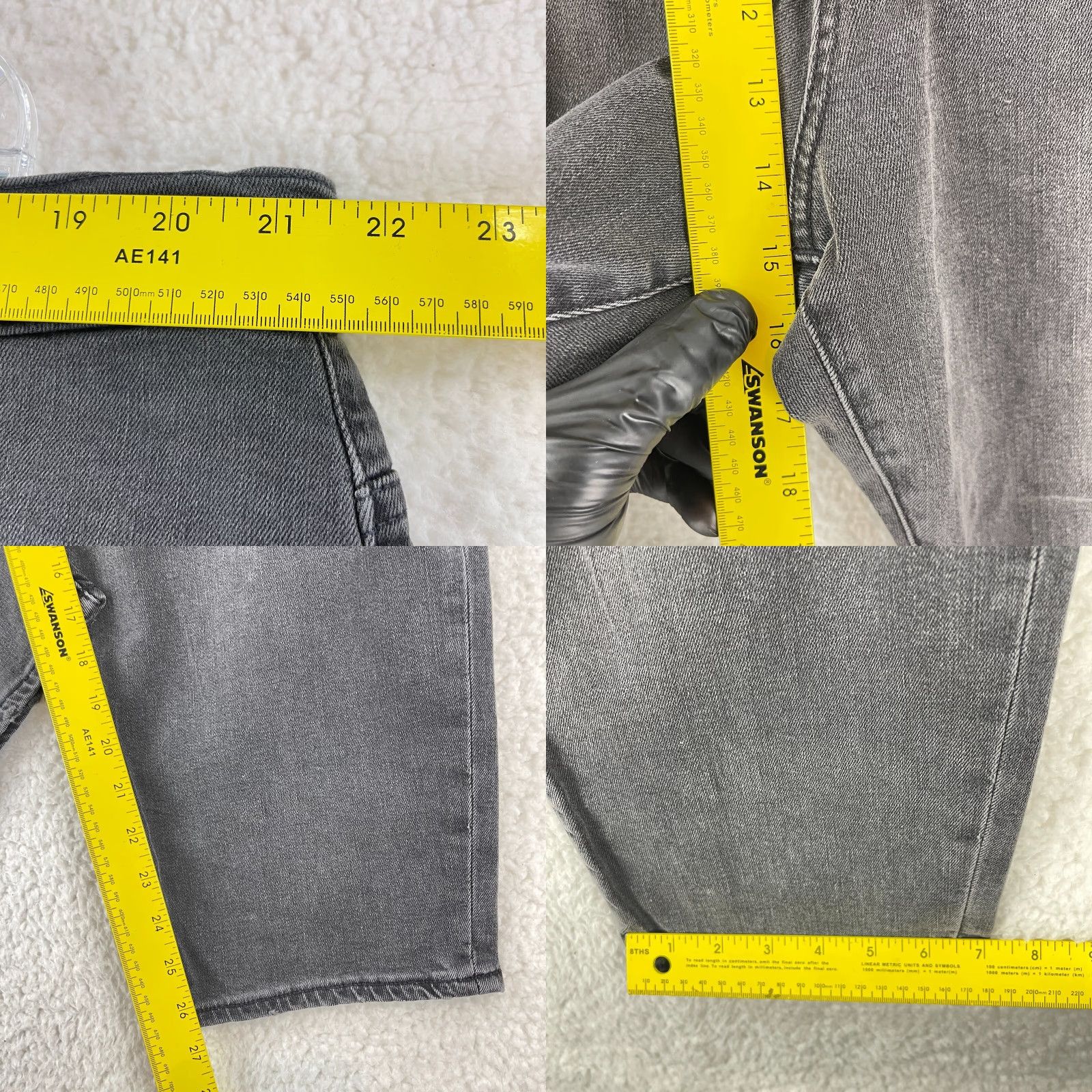Madewell Madewell The Mom Jeans Womens Size 36 Black Denim High-Rise Casual Stretch Button Zip 5-Pocket Pre-Owned 90s Bohemian Preppy Mens/Womens Size 25" / US 0 / IT 36 - 8 Thumbnail