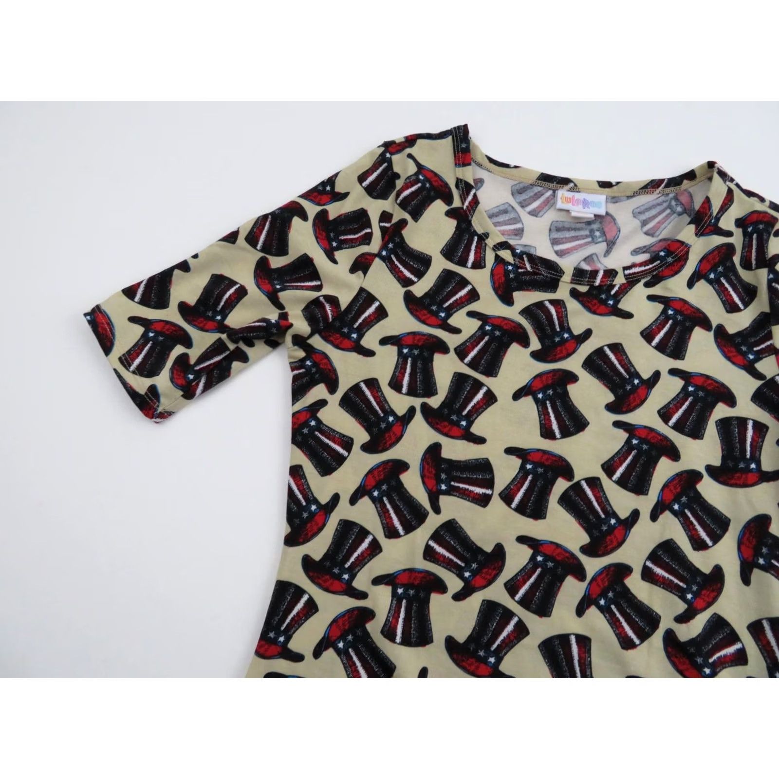 Vintage LuLaRoe Julia Dress 2XS Bodycon Shirt Dress UnMisspelled? Size XXS / US 00 / IT 34 - 4 Thumbnail