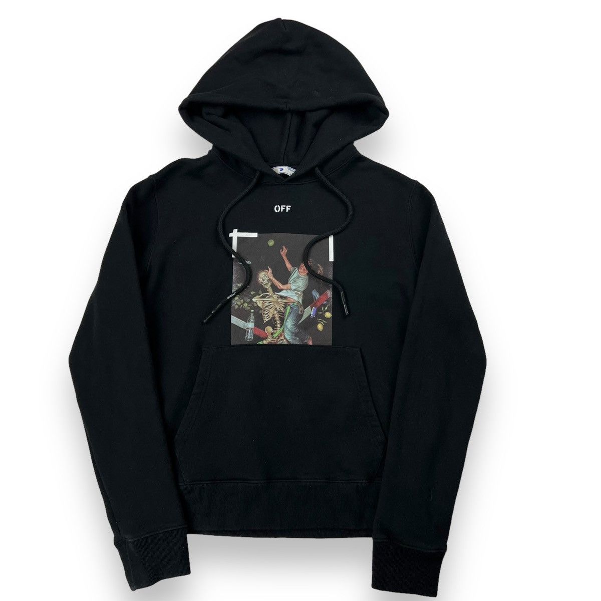 Off-White Off-White Pascal Skeleton Black Hoodie Size US S / EU 44-46 / 1 - 2 Thumbnail