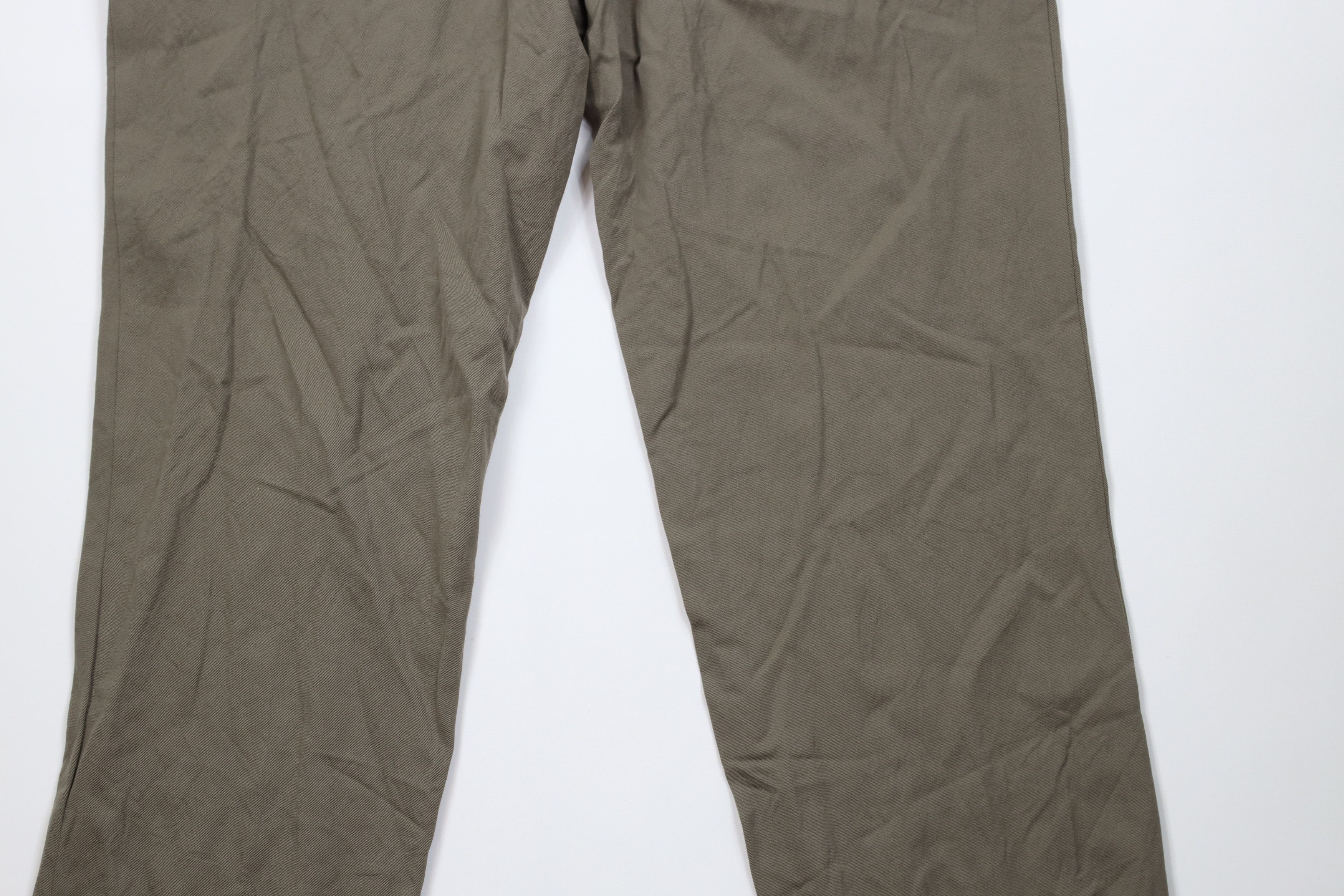 Brooks Brothers Vintage 90s Brooks Brothers Cuffed Wide Leg Chino Pants Size US 36 / EU 52 - 11 Thumbnail