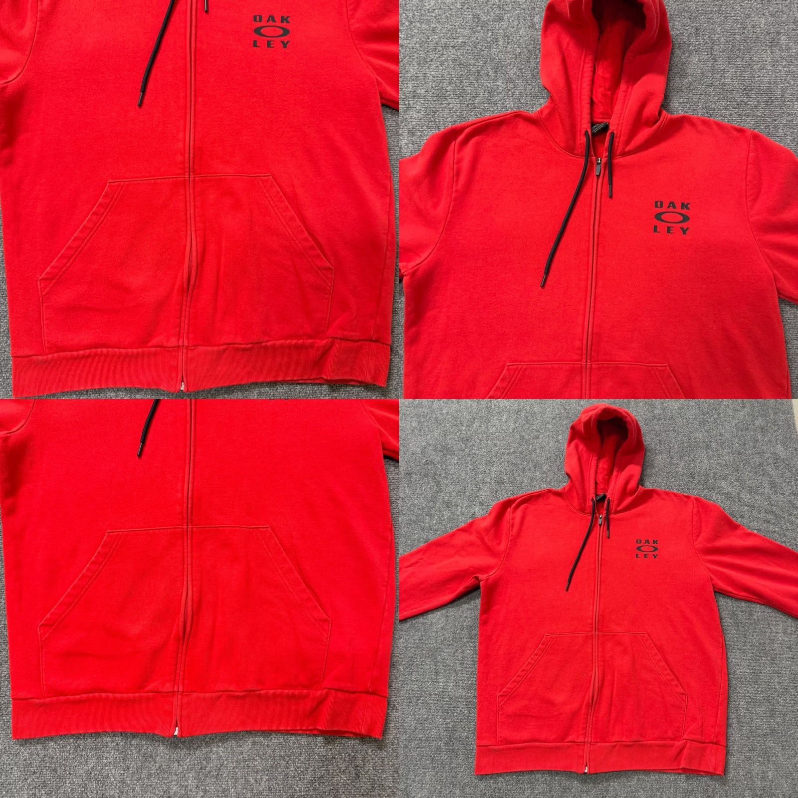Oakley Oakley Jacket Men XL Regular Fit Red Cotton Blend Full Zip Activewear Overcoat Size US XL / EU 56 / 4 - 8 Thumbnail