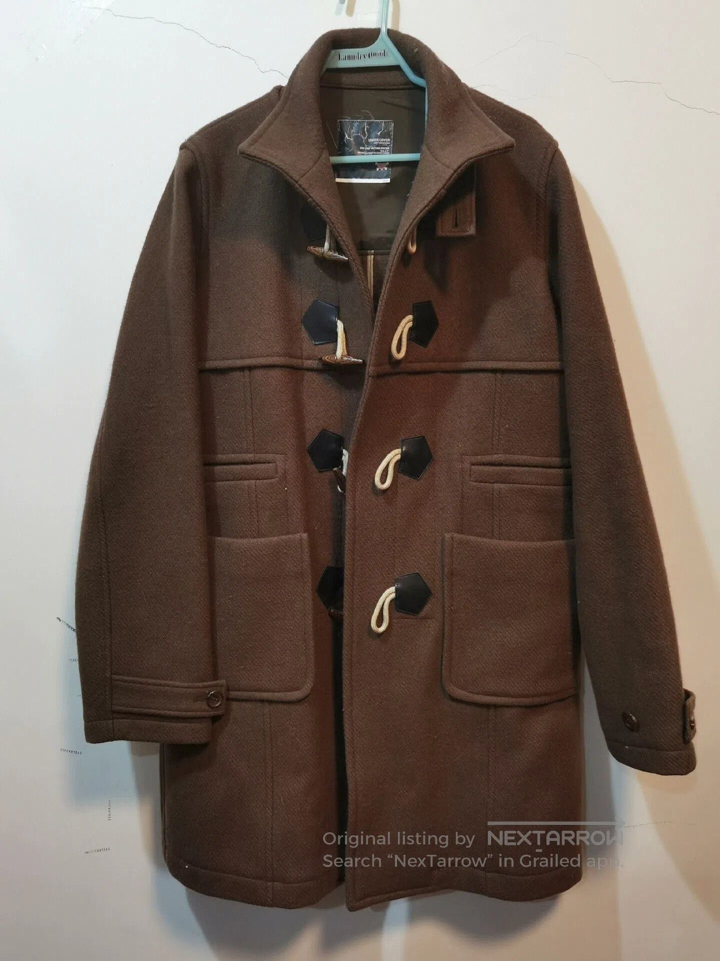 Undercover vintage wool coat with toggle closures. Size US L / EU 52-54 / 3 - 1 Thumbnail