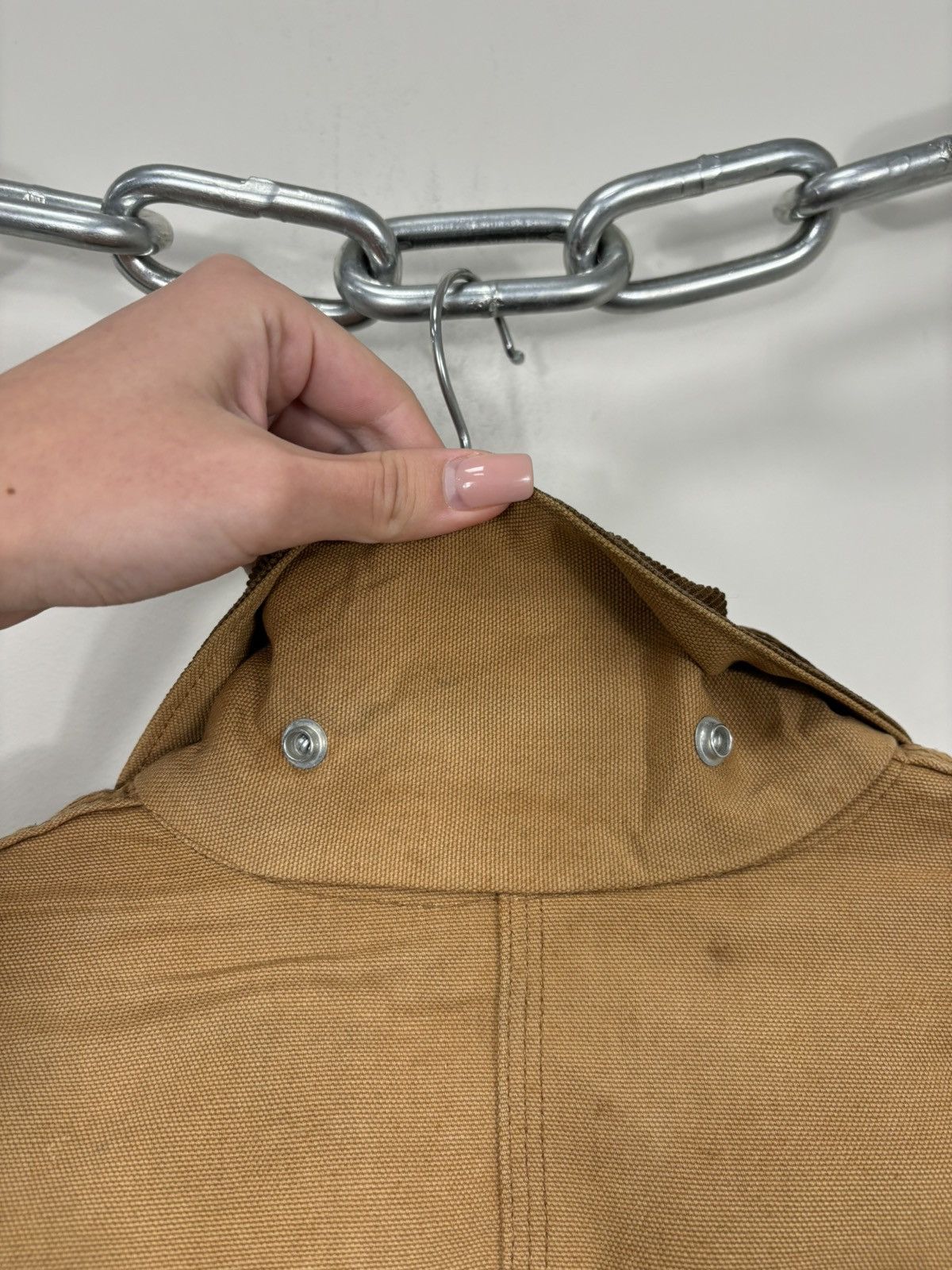 Carhartt Vintage 90s Carhartt Y2K Work Hype Cropped Detroit Jacket Size US L / EU 52-54 / 3 - 24 Thumbnail