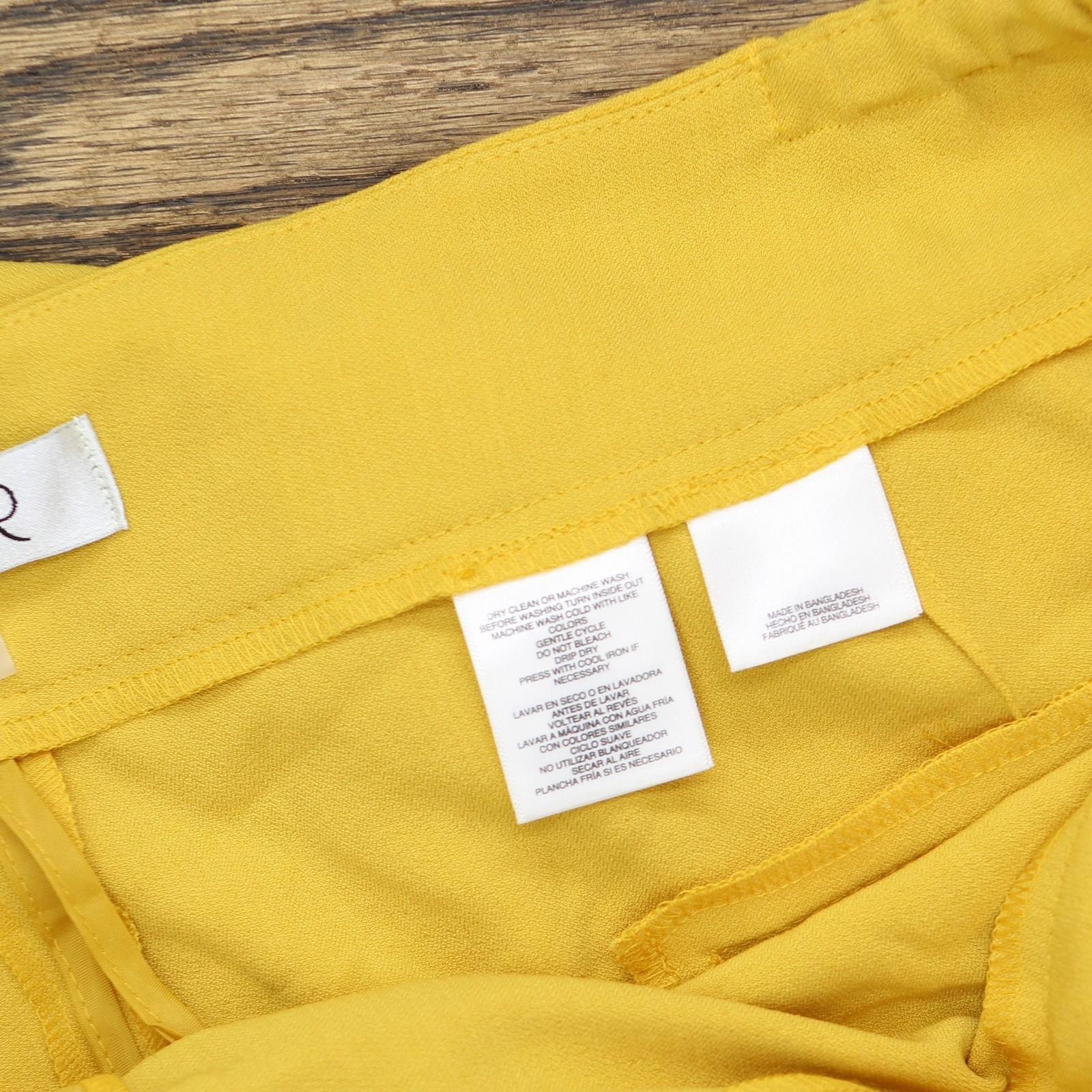 Other Nwt Kasper Fly Slim Pants 10902147 Butterscotch Yellow 20w Size 42" / US 20 - 5 Thumbnail