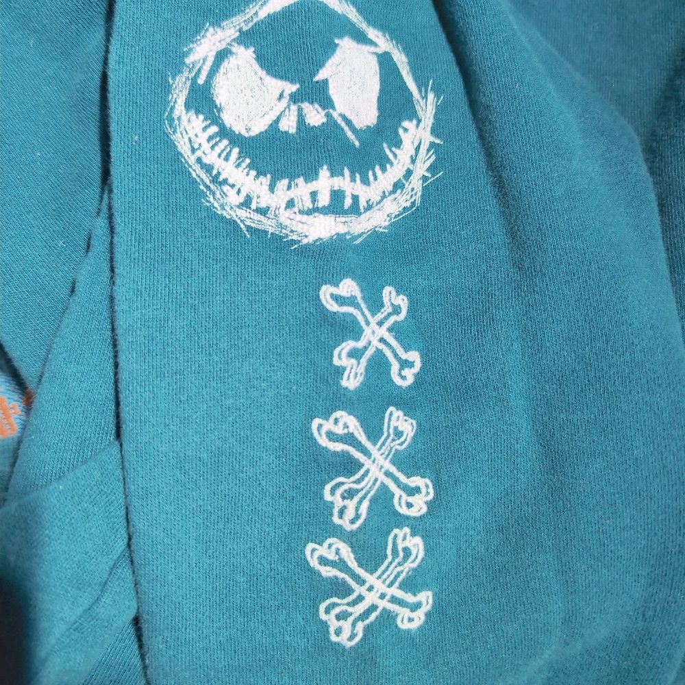 Disney Disney Nightmare Before Christmas Sz XL Teal Hoodie Size US XL / EU 56 / 4 - 5 Thumbnail