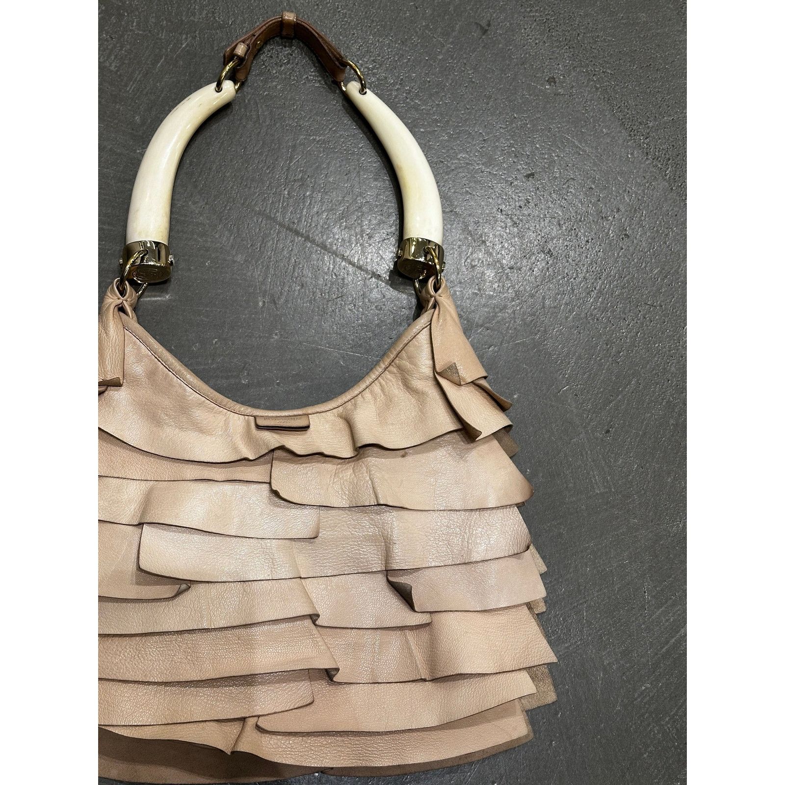 Saint Laurent Paris 2004 Saint Laurent “Saint Tropez” Horn-Handle Bag Size ONE SIZE - 3 Thumbnail