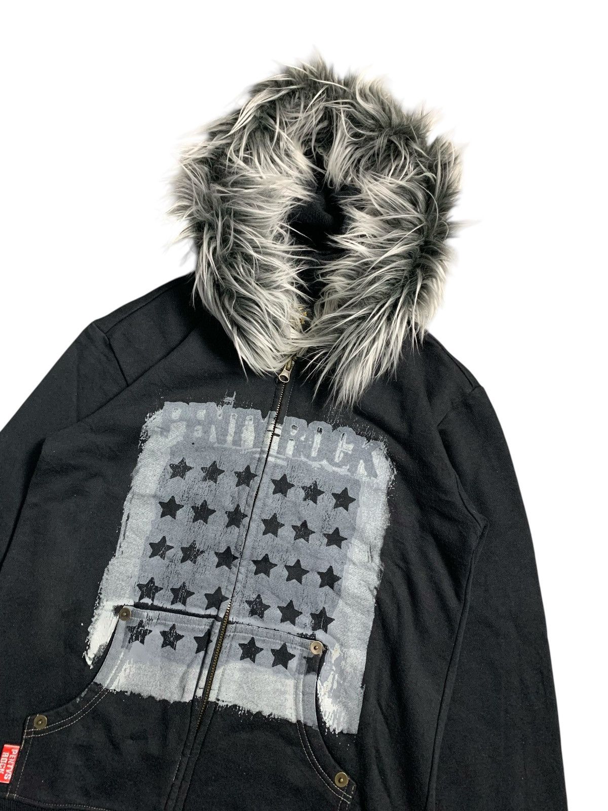 Beauty Beast Archive BENTP’S ROCK SKULL FUR ZIP HOODIE IFSIX LGB STYLE Size US M / EU 48-50 / 2 - 3 Thumbnail