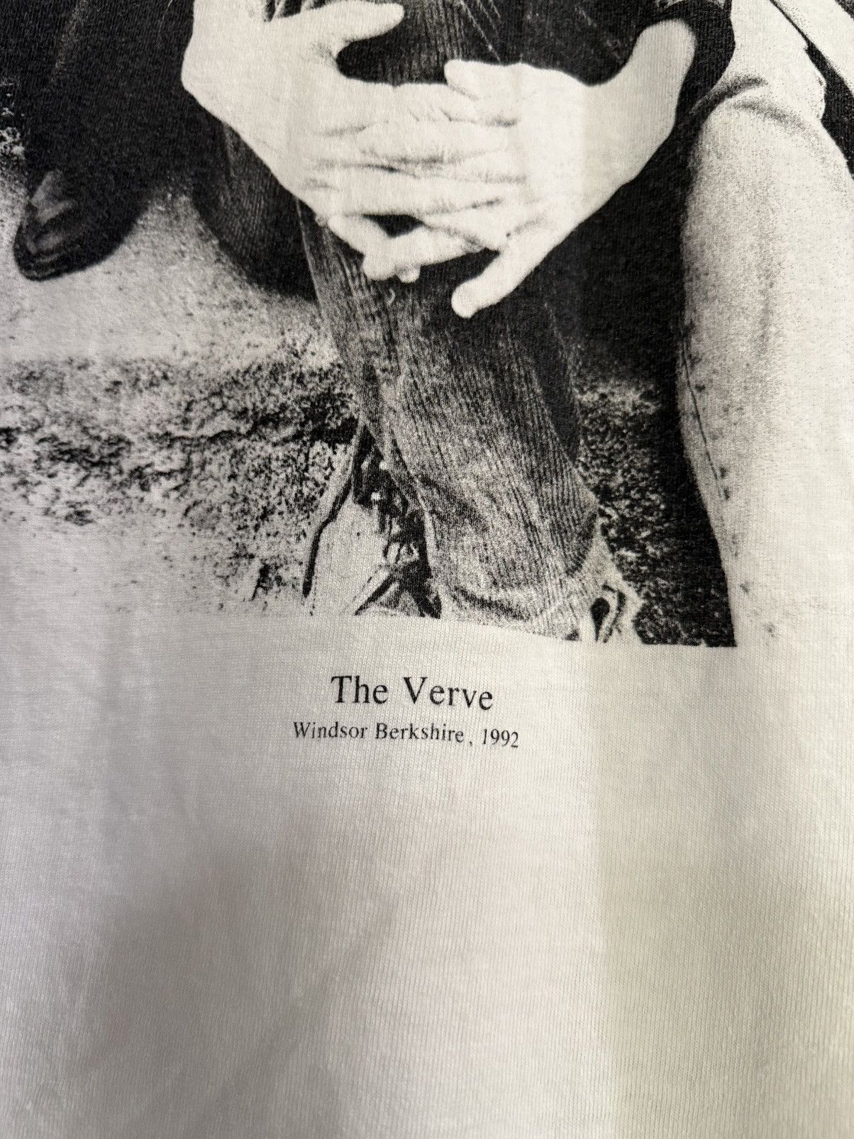 Band Tees × Vintage Rare Vintage 90s The Verve By Kenji Kubo Archives Photo Tee Size US L / EU 52-54 / 3 - 5 Thumbnail