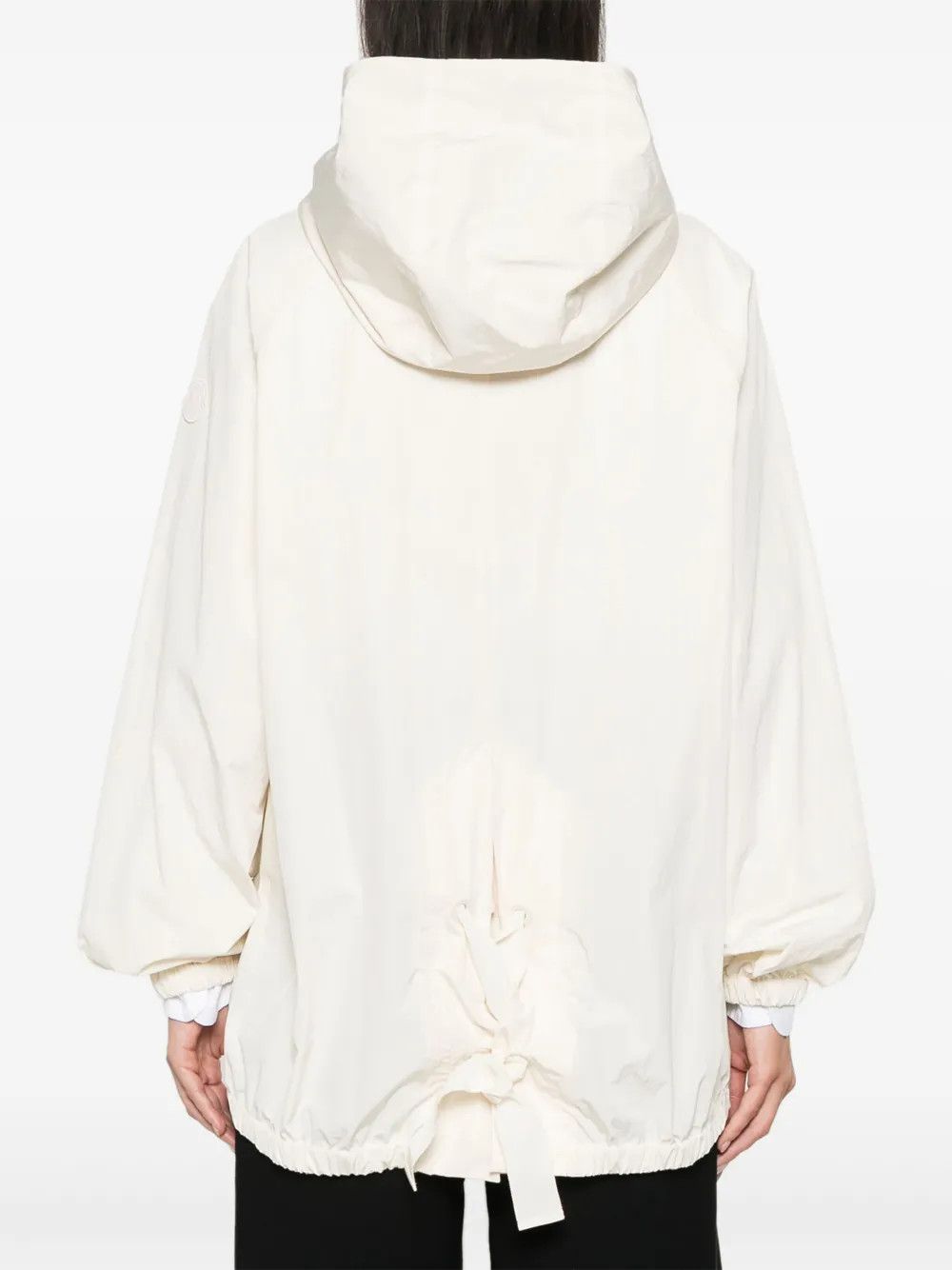 Moncler o1y1125 Hooded Jacket in Cream Size M / US 6-8 / IT 42-44 - 4 Thumbnail