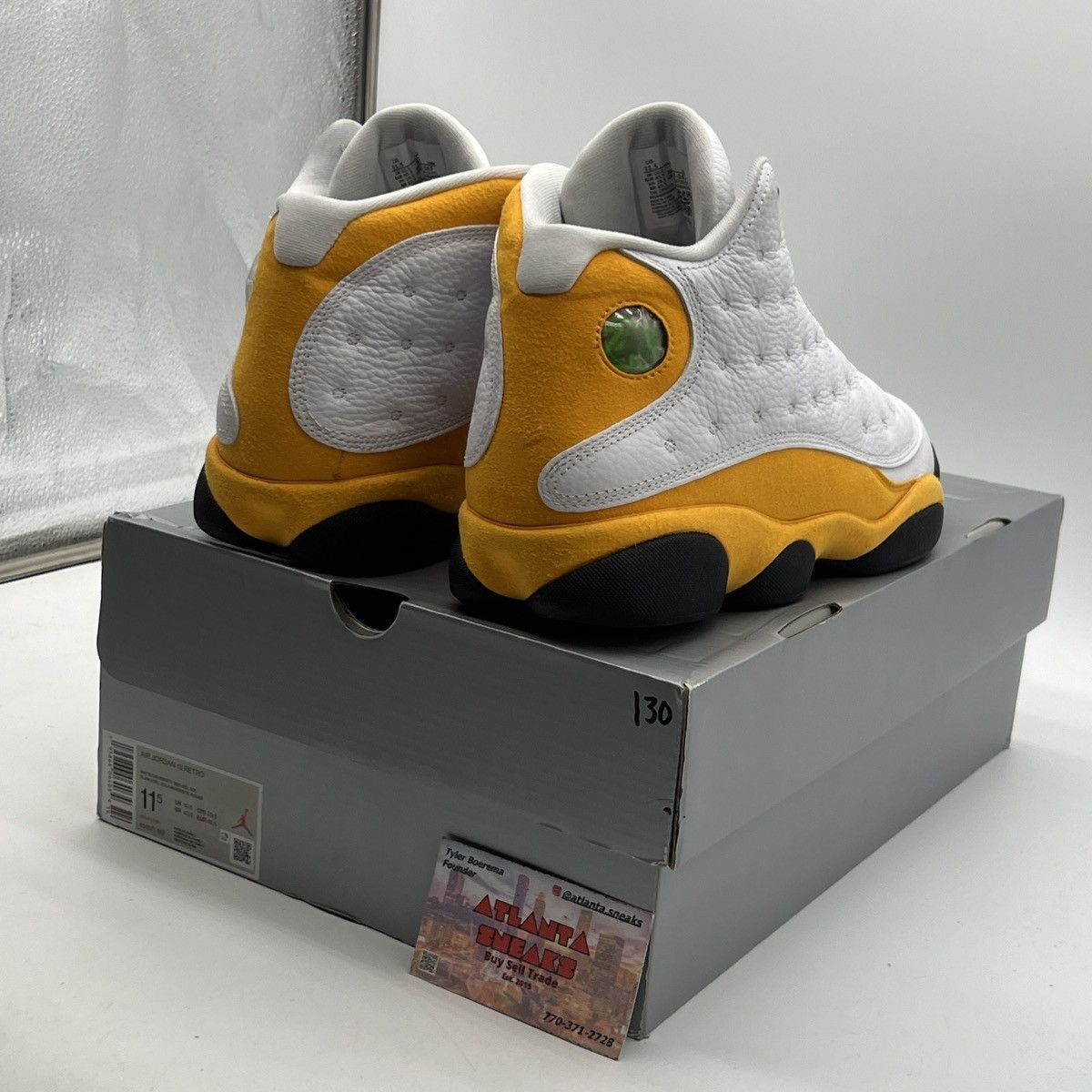 Jordan Brand Air Jordan 14 Del sol Size US 11.5 / EU 44-45 - 5 Thumbnail