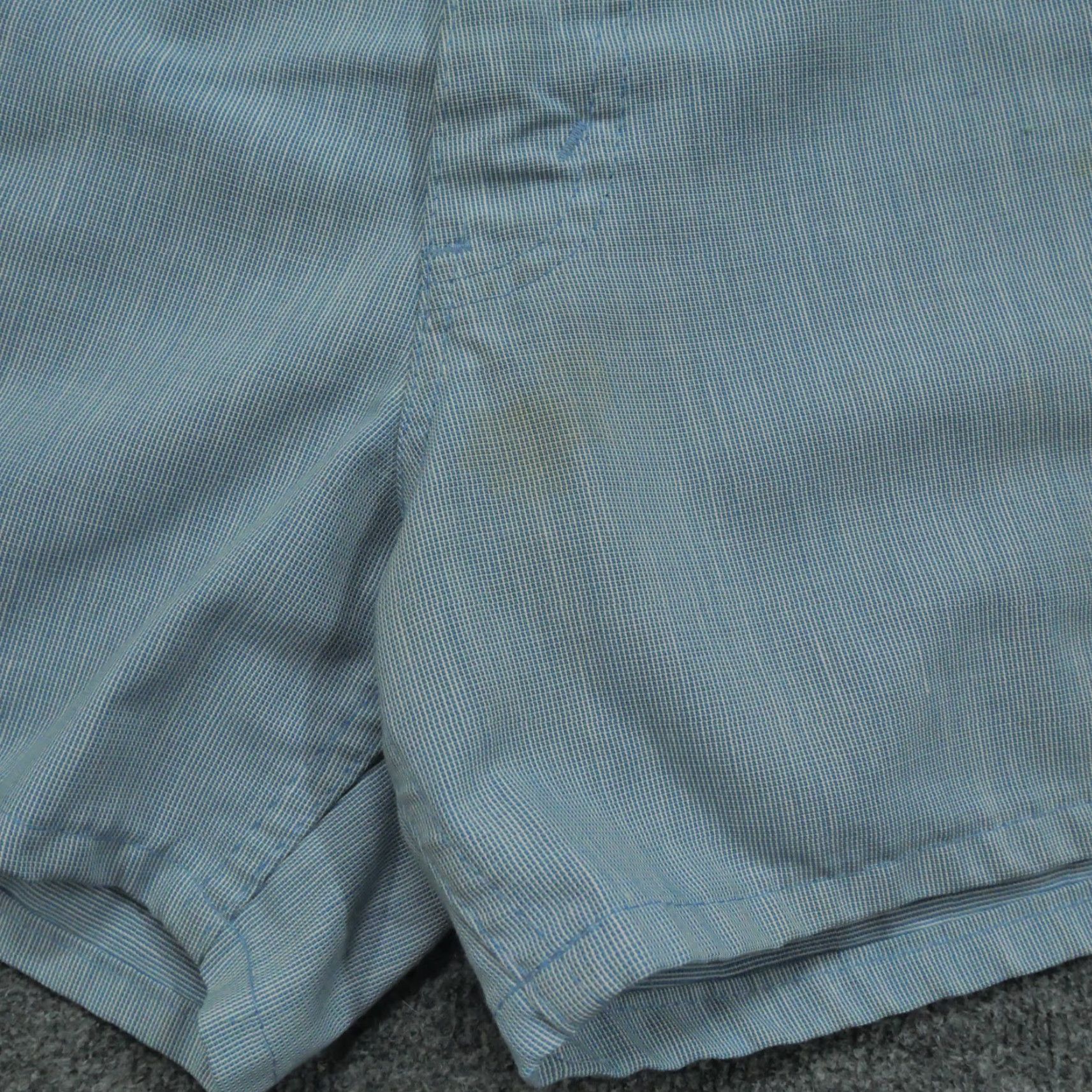 Levi's VINTAGE Levi's Shorts Mens 35 Blue White Striped White Tab 80s Chino Pocket Regular Mens Size US 35 - 2 Thumbnail