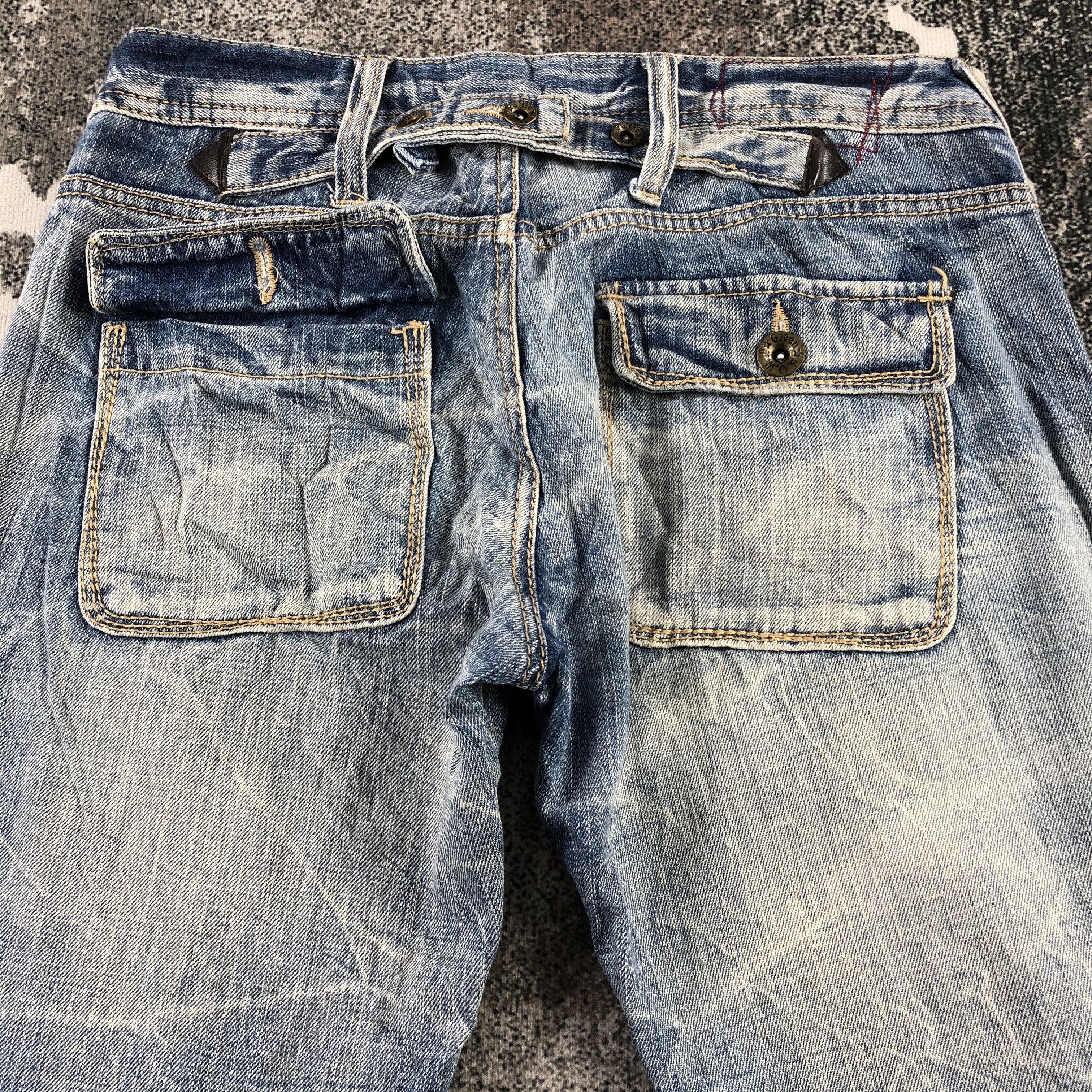 Japanese Brand Japanese Brand BOWW Jeans Faded Blue Denim KJ1274 Size US 30 / EU 46 - 4 Thumbnail