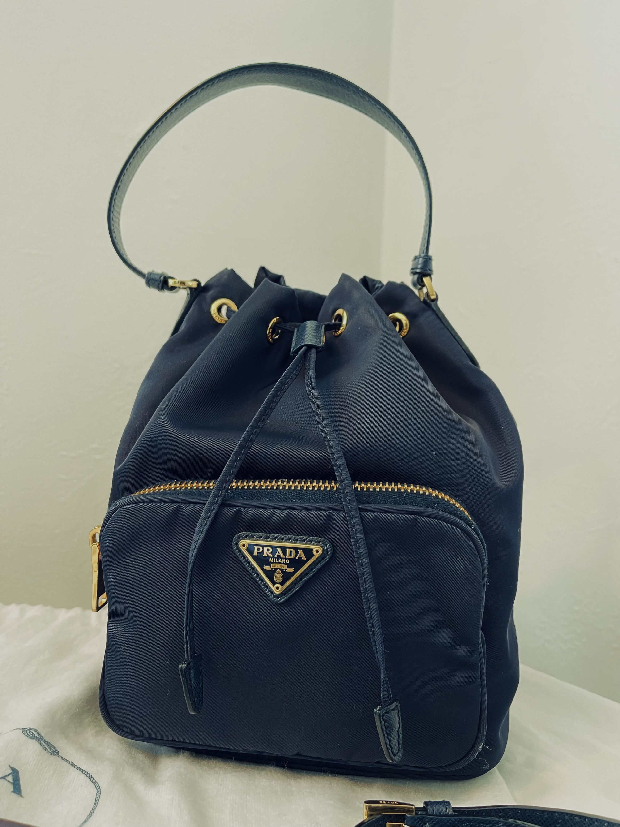 Prada duet re-nylon bucket bag Size ONE SIZE - 1 Thumbnail