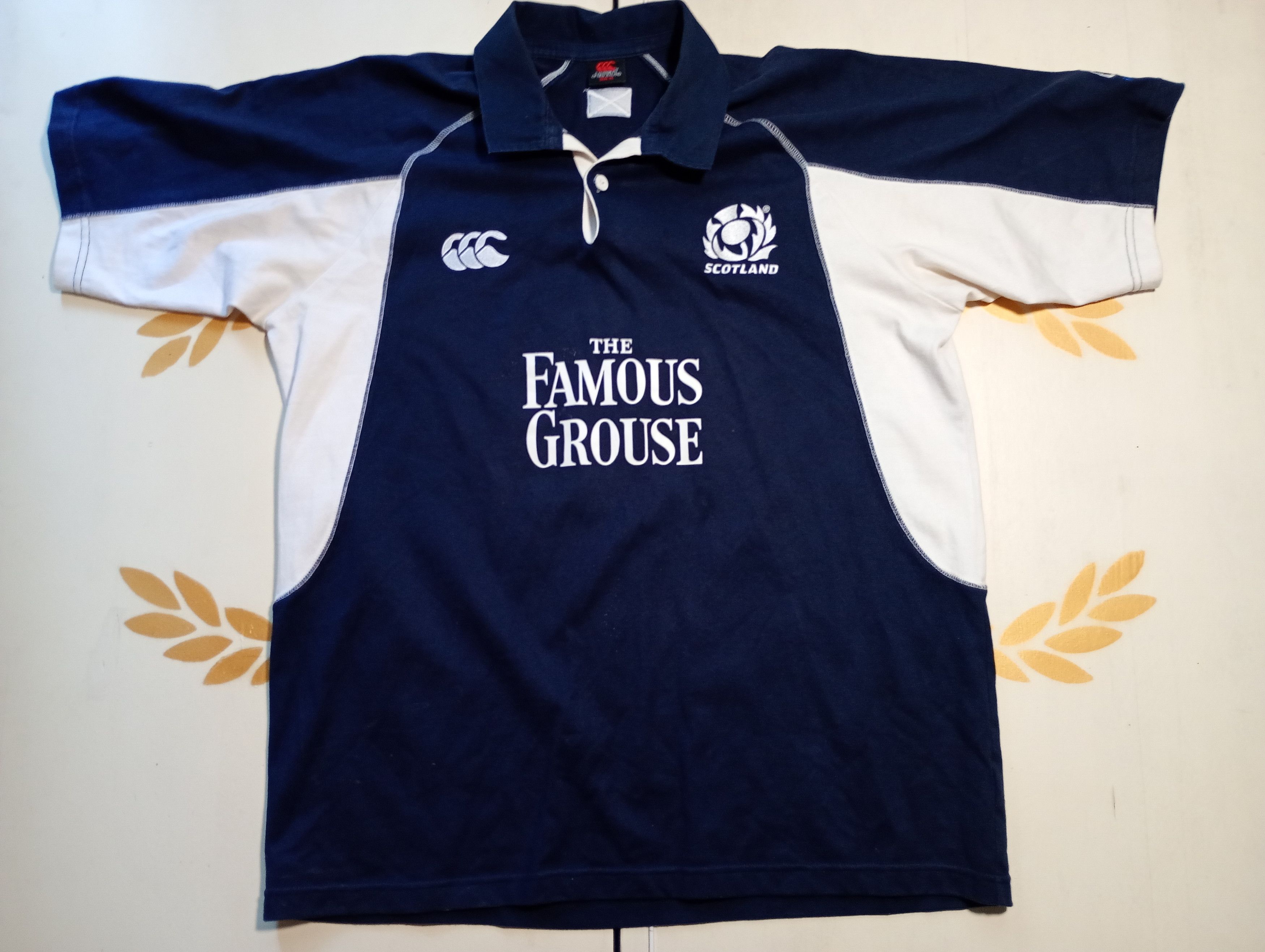 Canterbury of New Zealand Canterbury of New Zealand Scotland Rugby Shirt 2005-2006 Size US XL / EU 56 / 4 - 1 Thumbnail