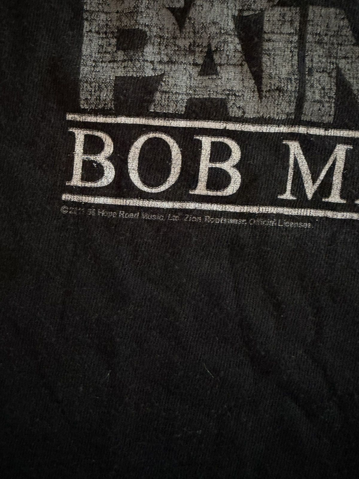 Band Tees Bob Marley Graphic T-Shirt – Black – Vintage Style Size US XL / EU 56 / 4 - 4 Thumbnail