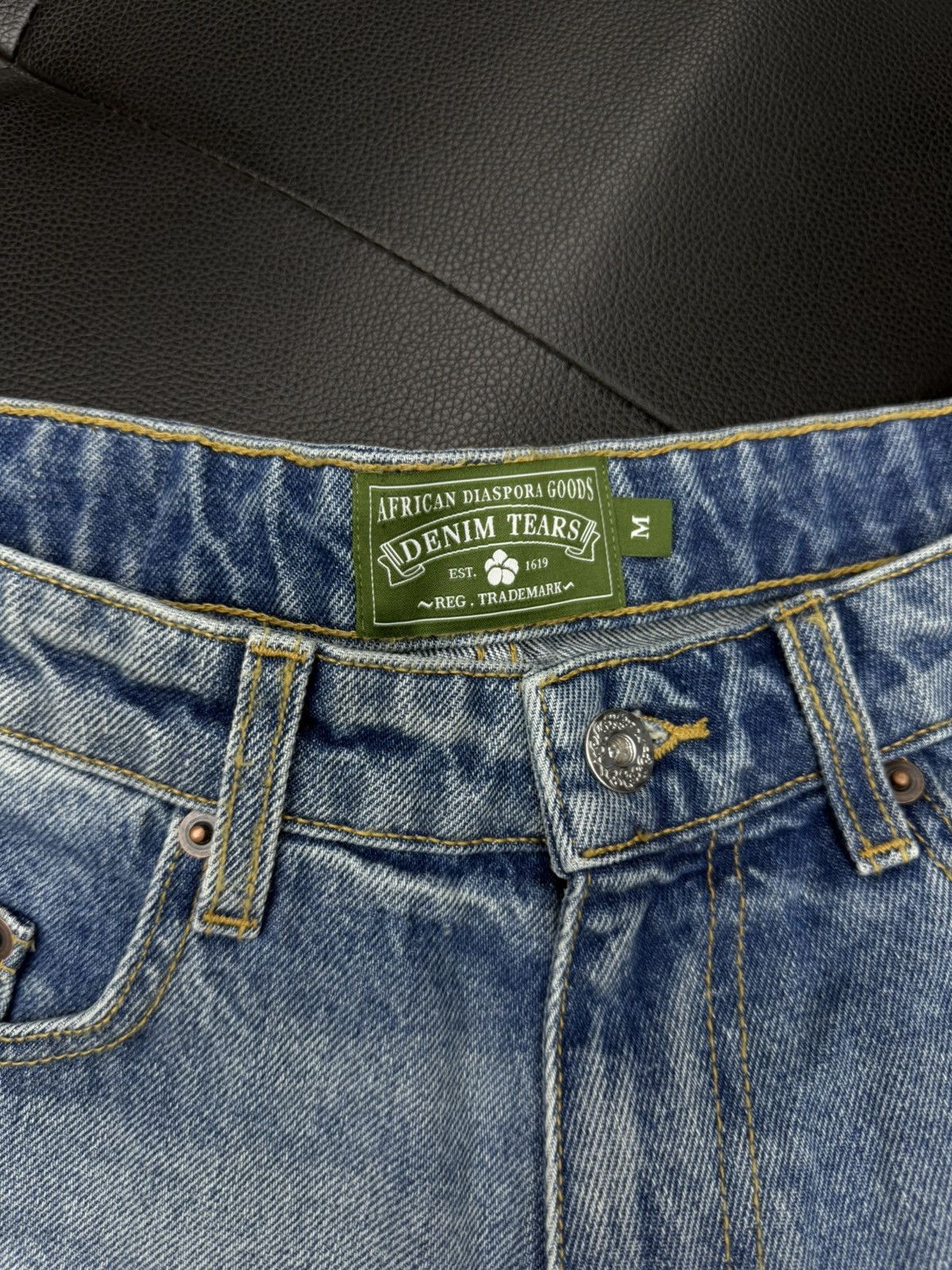 DENIM TEARS Denim Tears Cotton Wreath 2025 Shorts Size M Blue (NEW) Size US 32 / EU 48 - 4 Thumbnail