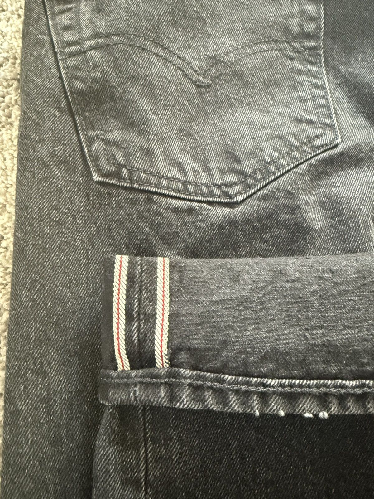 Edifice Japan × Levi's Levi’s x Edifice Black 501 Anniversary Denim Size US 33 - 6 Thumbnail