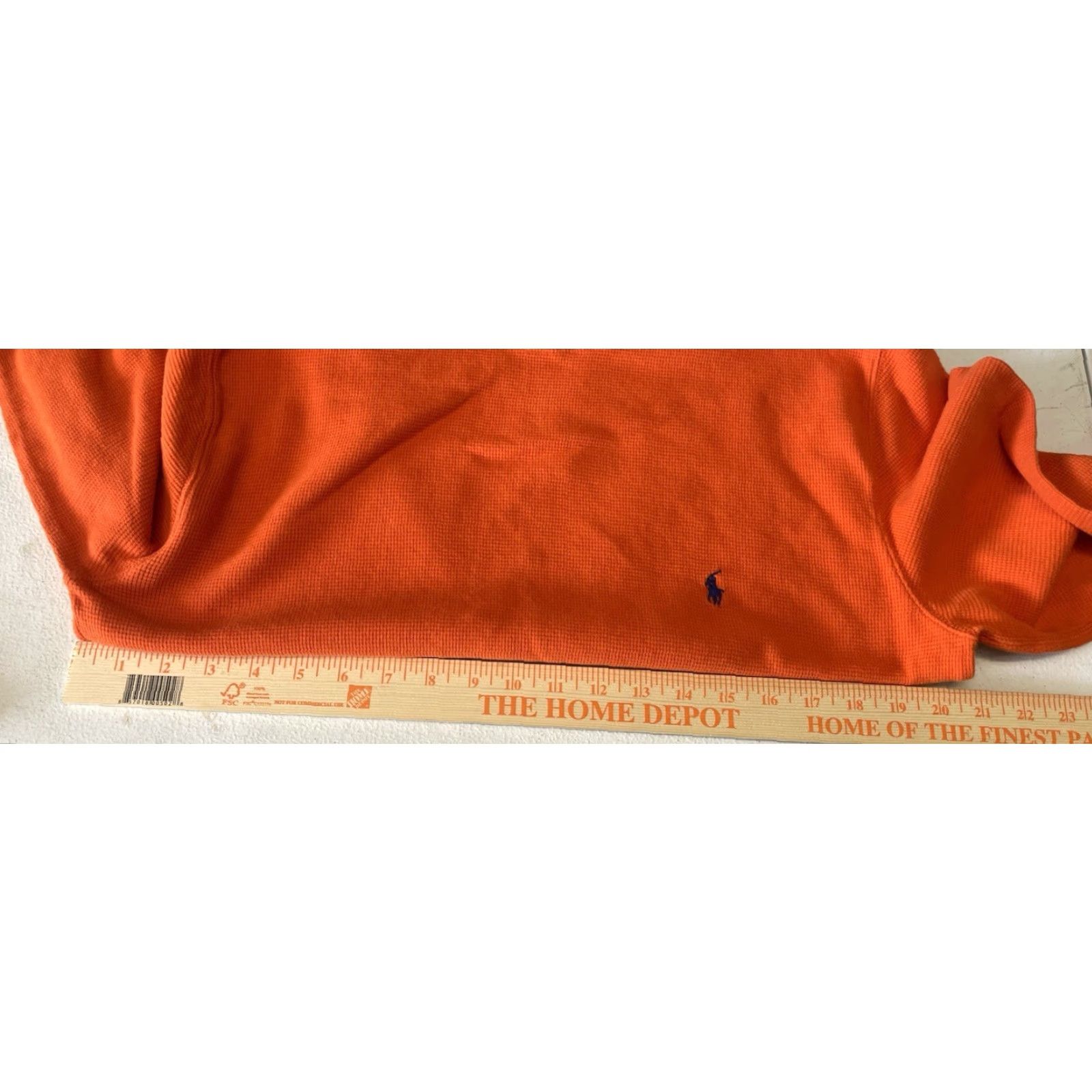 Ralph Lauren Polo Ralph Lauren Shirt Longsleeve Mens M Orange Thermal 100% Cotton Size US M / EU 48-50 / 2 - 3 Thumbnail