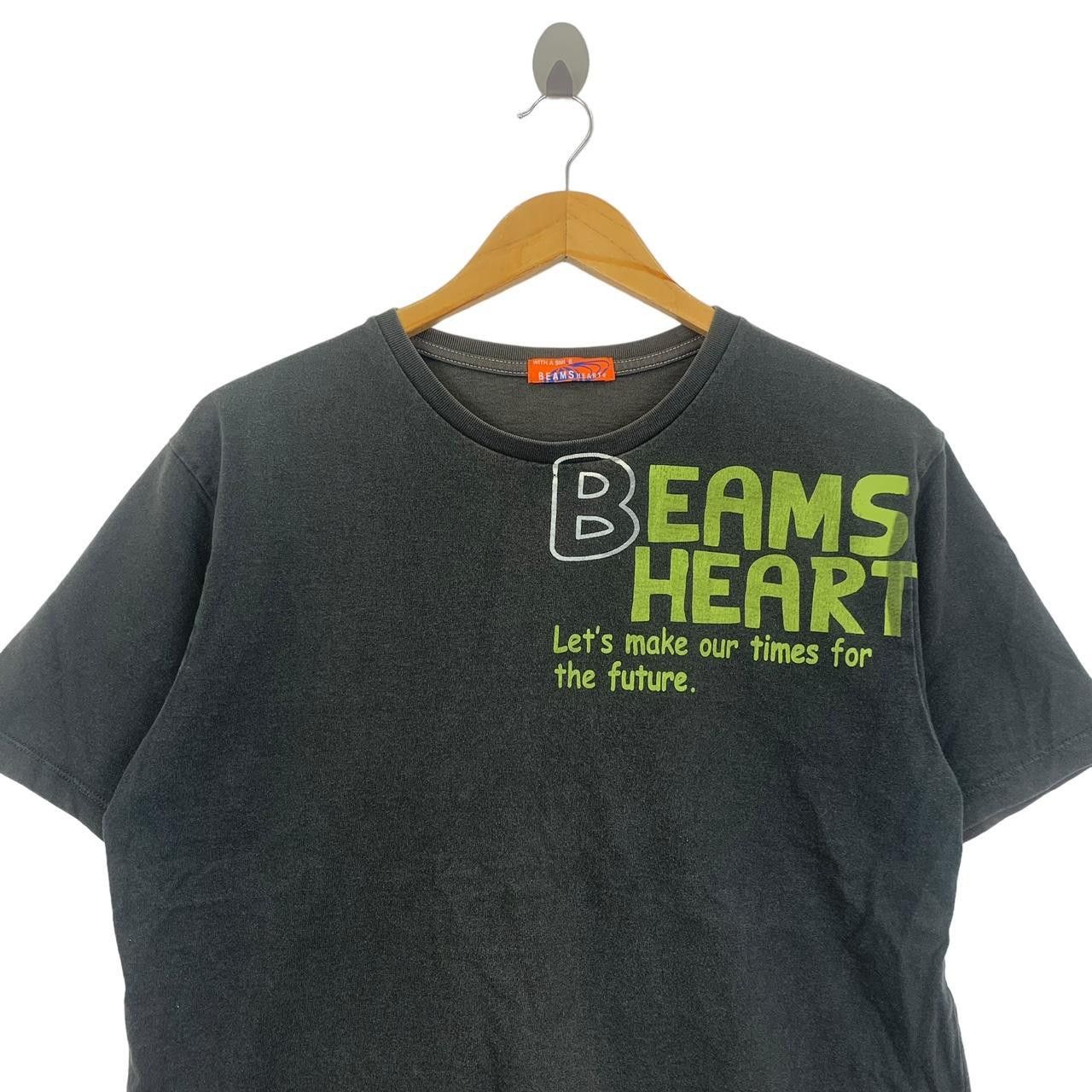 Other BEAMS HEART JAPAN Smile Future Natural Faded Tee Shirt Size US L / EU 52-54 / 3 - 2 Thumbnail