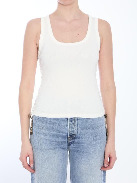 Burberry BURBERRY Women Tops 8109197 WHITE Size M / US 6-8 / IT 42-44 - 1 Thumbnail