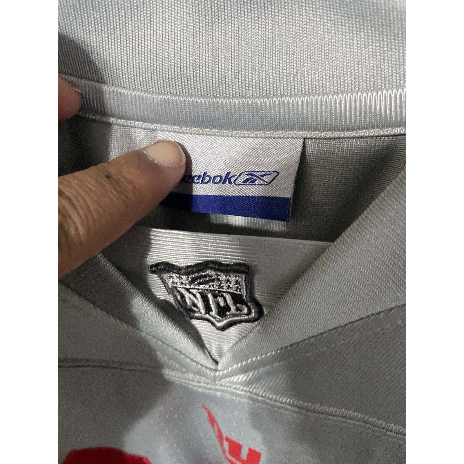 Reebok Size 2XL- Eli Manning NY Giants Jersey Reebok Mens Grey #10 Size US XXL / EU 58 / 5 - 4 Thumbnail