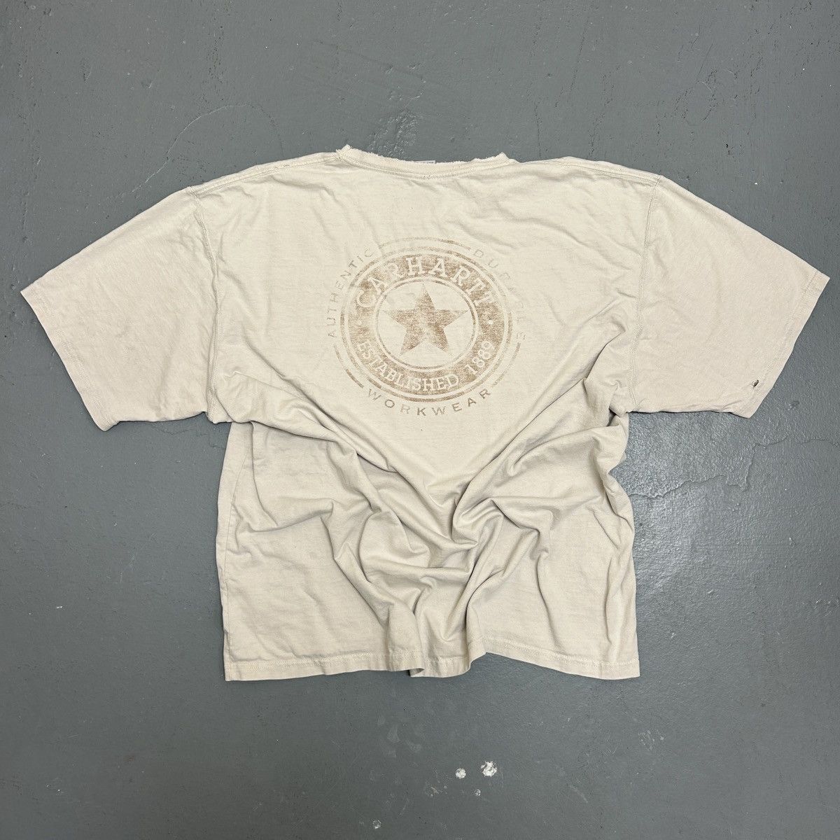 Carhartt BEAT Tan Carhartt Faded Tee (XL) - BOXY Size US XL / EU 56 / 4 - 1 Thumbnail