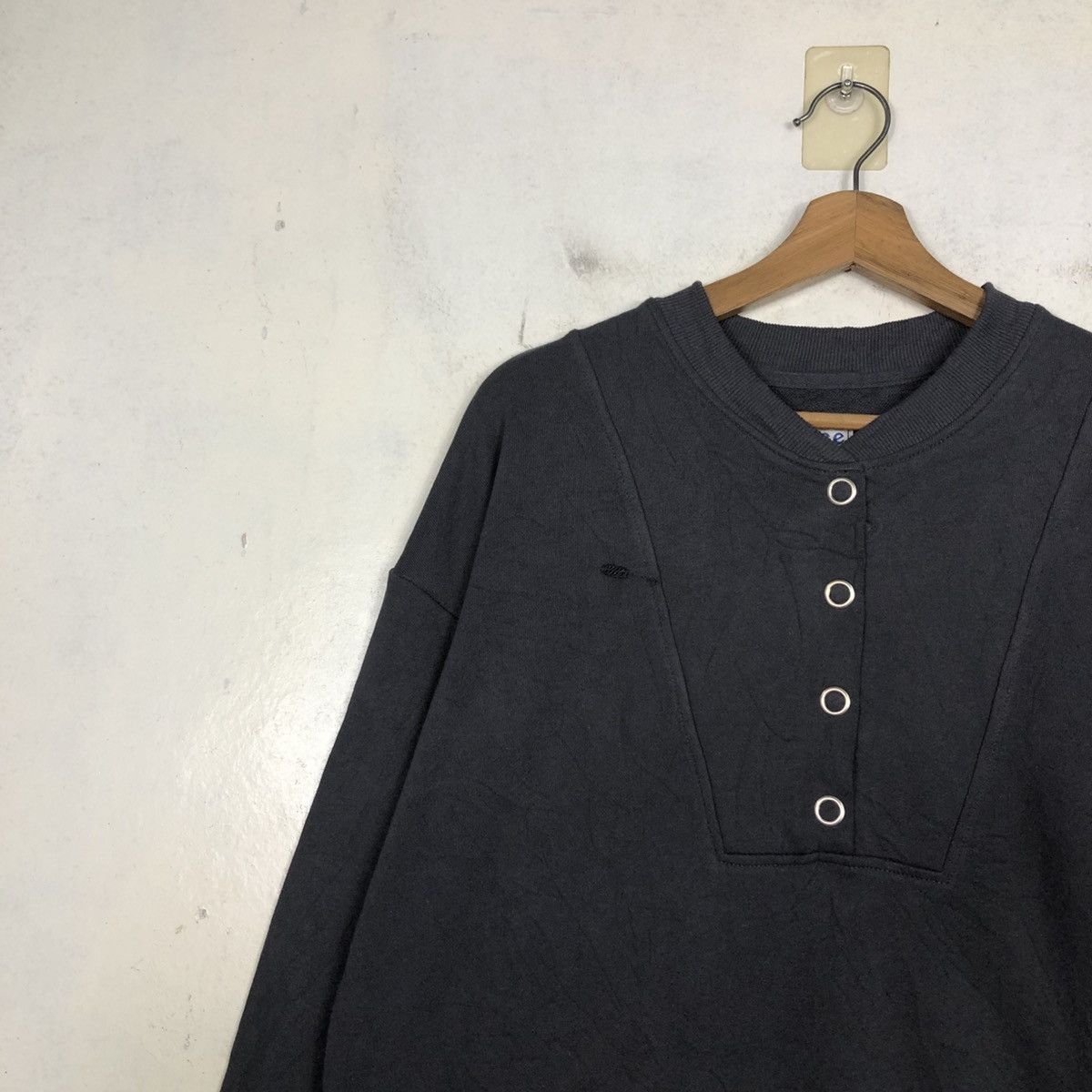 Vintage 📌Vintage Anorak Sweatshirt Snap Button Lee Size US M / EU 48-50 / 2 - 9 Thumbnail