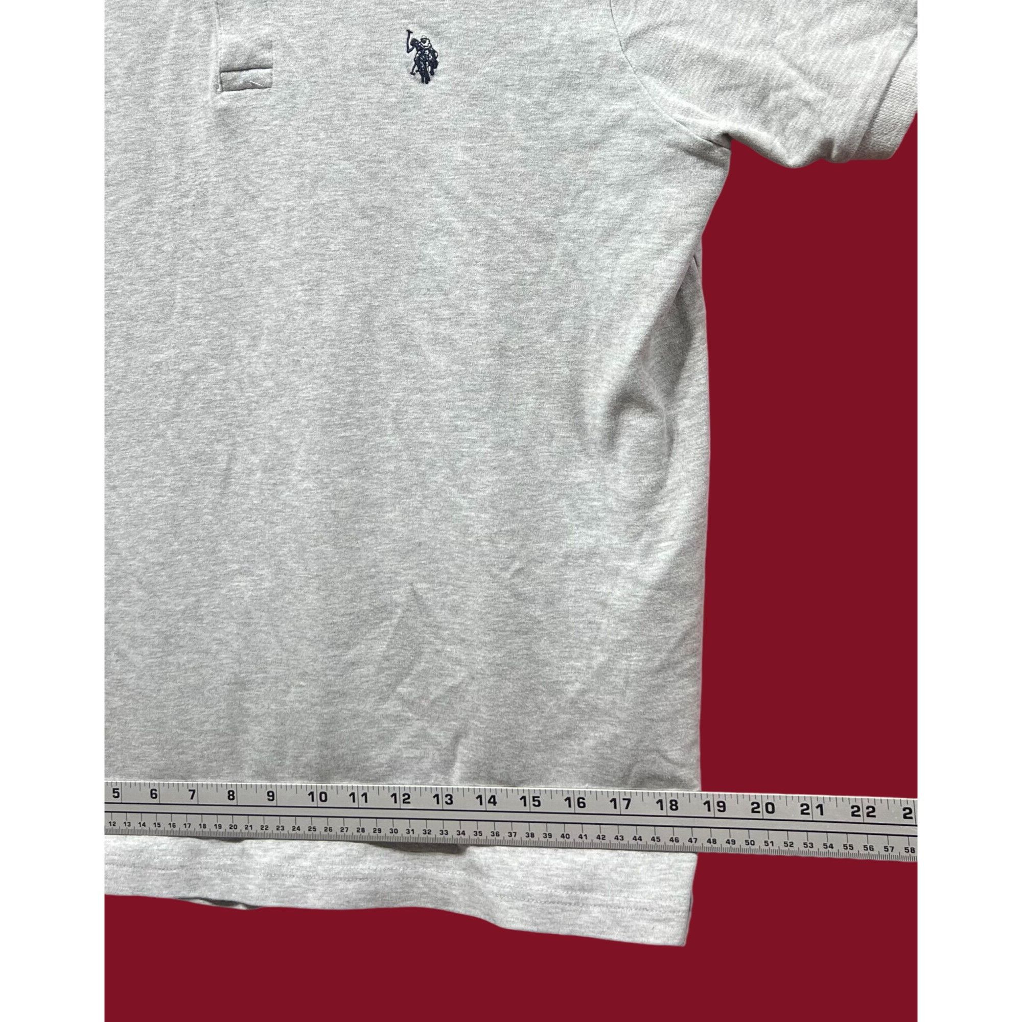 Other U.S Polo ASSN - Men's Short Sleeve T-Shirt - Grey - Large Size US L / EU 52-54 / 3 - 6 Thumbnail