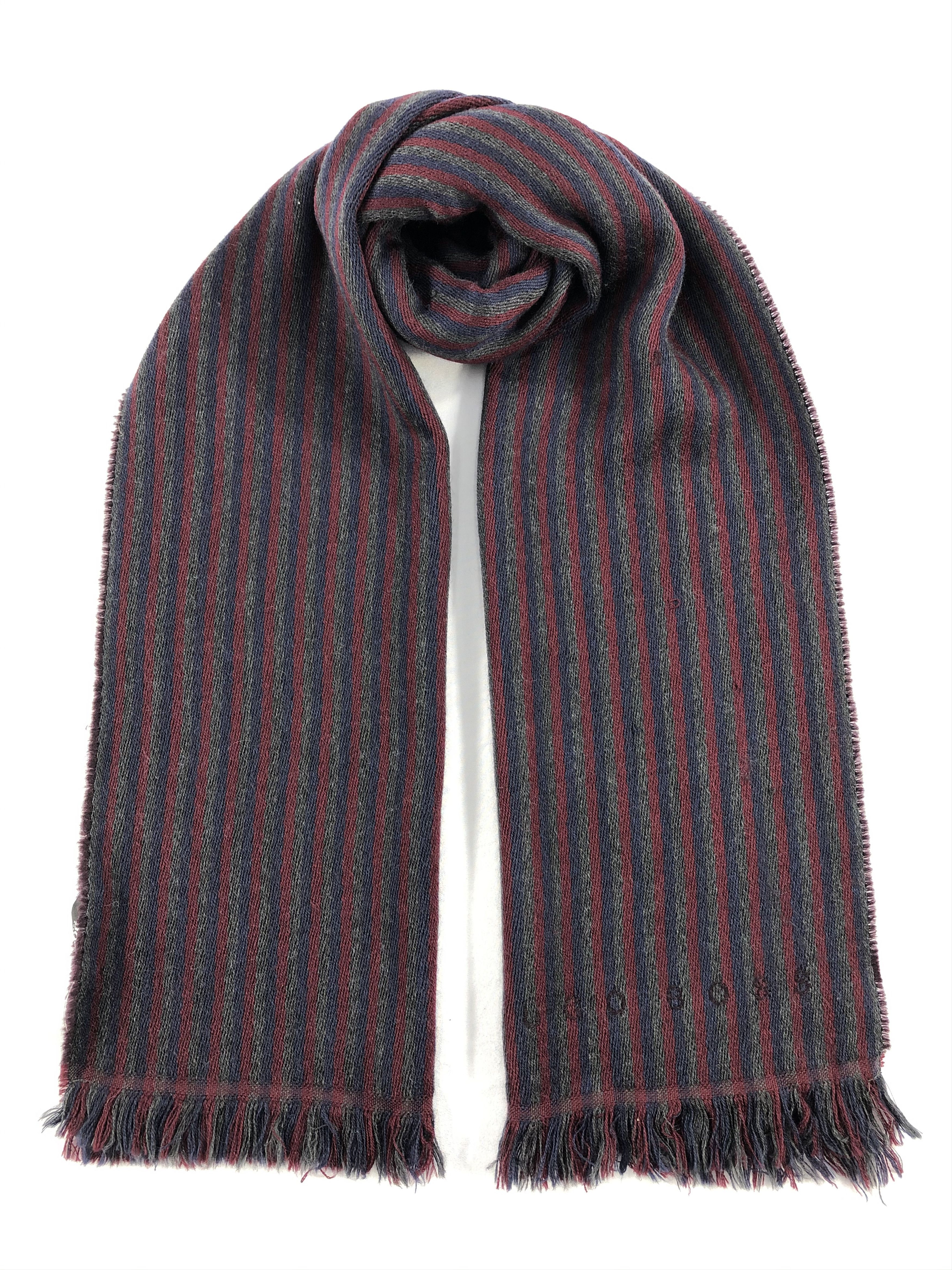 Hugo Boss Vintage Hugo Boss Scarf/Muffler/Neckwear MF1701 Size ONE SIZE - 1 Thumbnail
