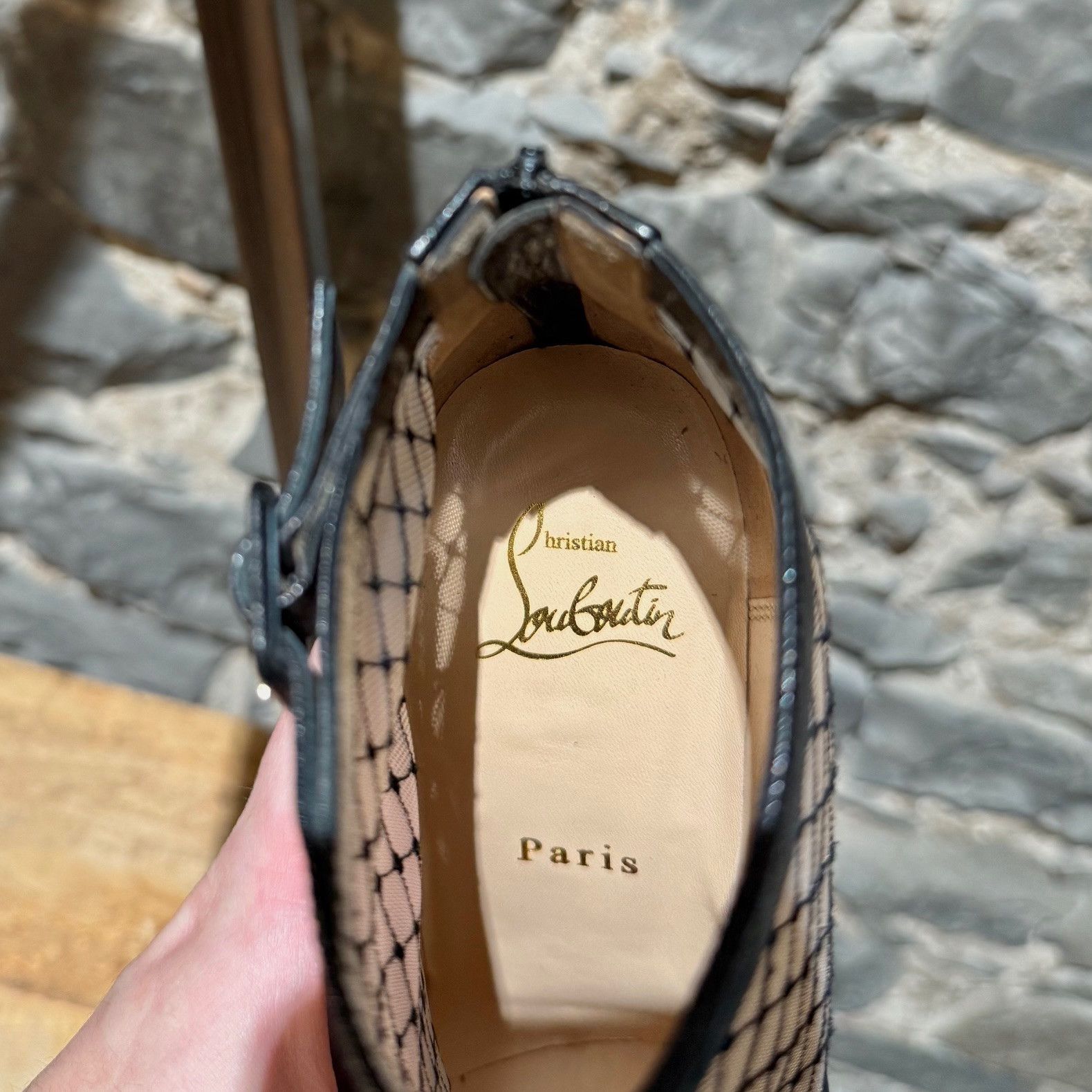 Christian Louboutin Christian Louboutin Leather Resillissima Mesh Platform 160 Size US 7 / IT 37 - 10 Thumbnail