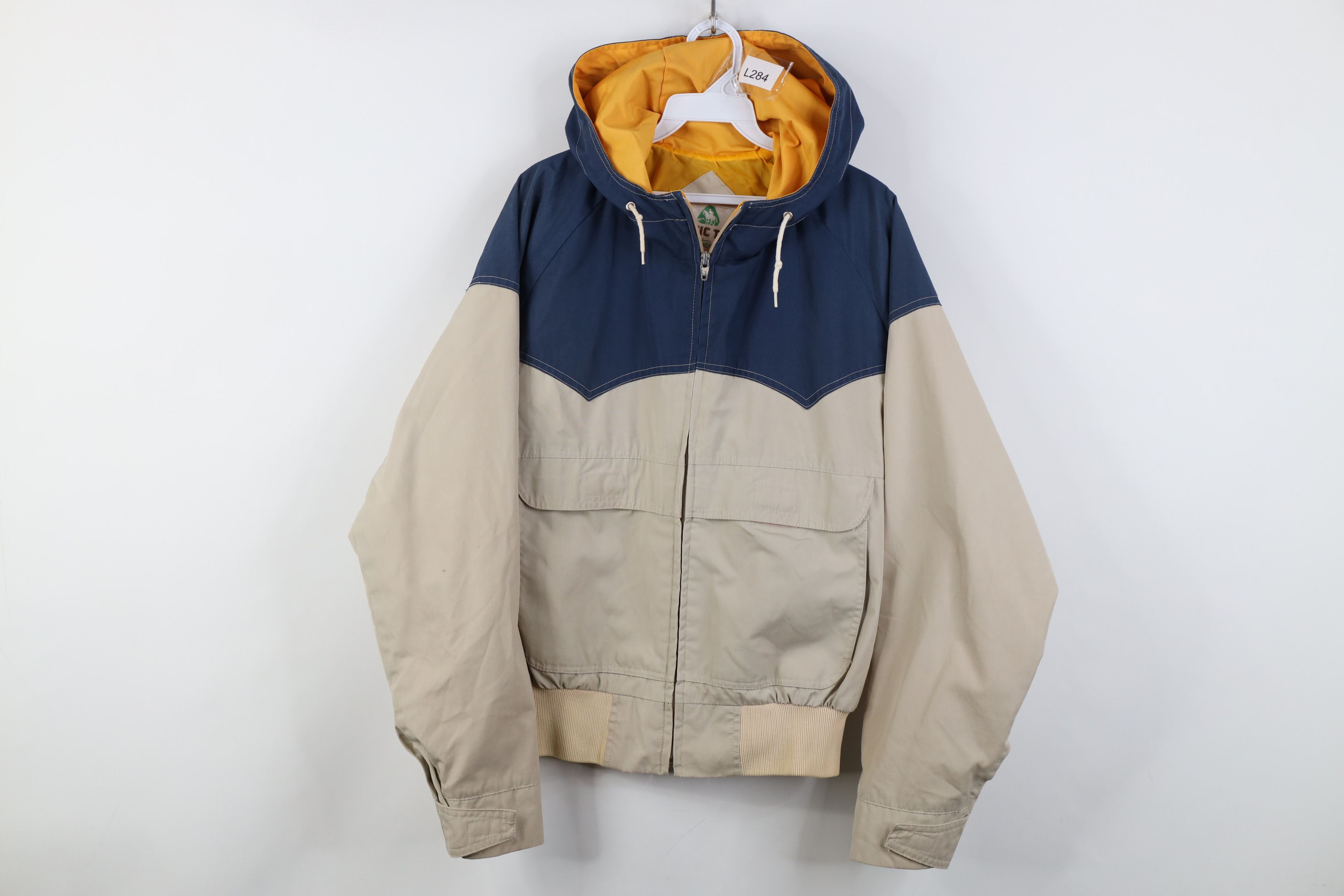 Vintage Vintage 70s 80s Streetwear Western Hooded Bomber Jacket Size US L / EU 52-54 / 3 - 1 Thumbnail