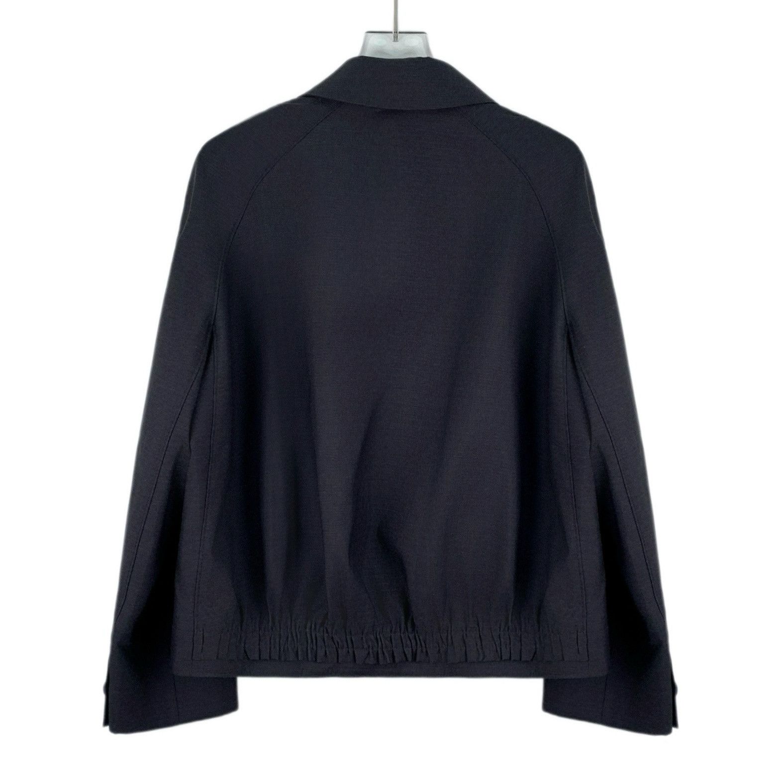 Gucci Gucci Logo Wool Jacket Dark Grey (40) Size US XXS / EU 40 - 2 Thumbnail