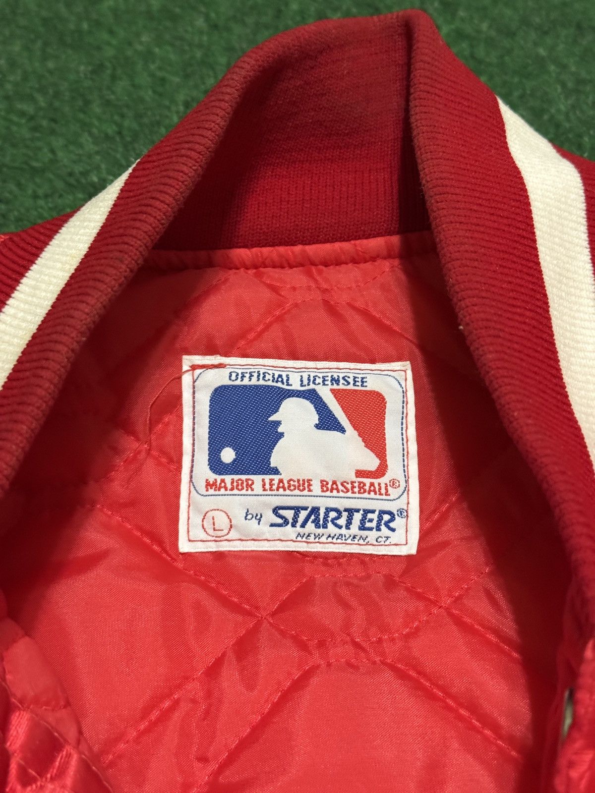 Starter Vintage Cincinnati Reds Starter 80s 90s Satin MLB Jacket Lrg Size US L / EU 52-54 / 3 - 4 Thumbnail