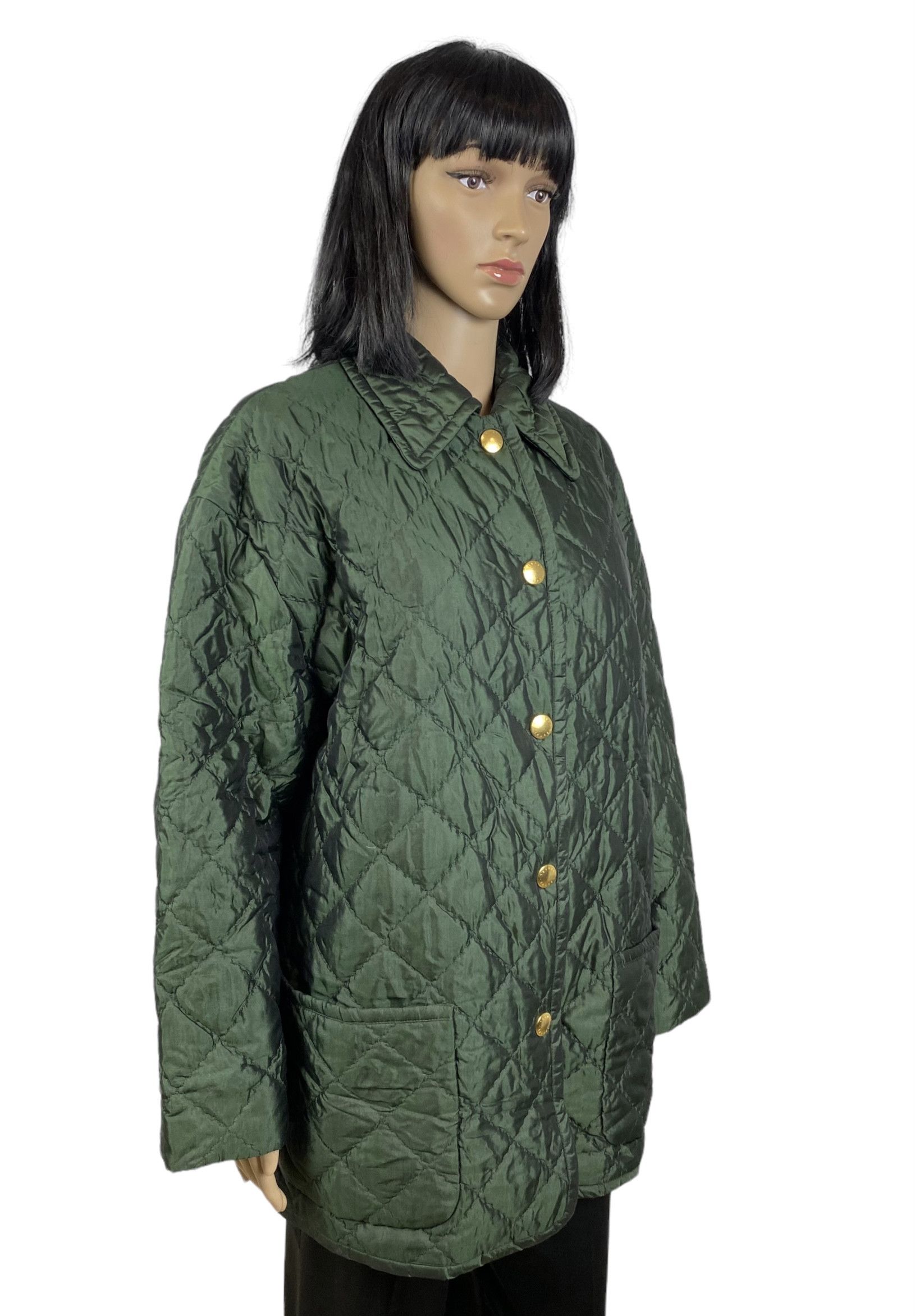 Designer × Vintage Laurel Vintage Quilted Silk Jacket size 34 Size XS / US 0-2 / IT 36-38 - 2 Thumbnail