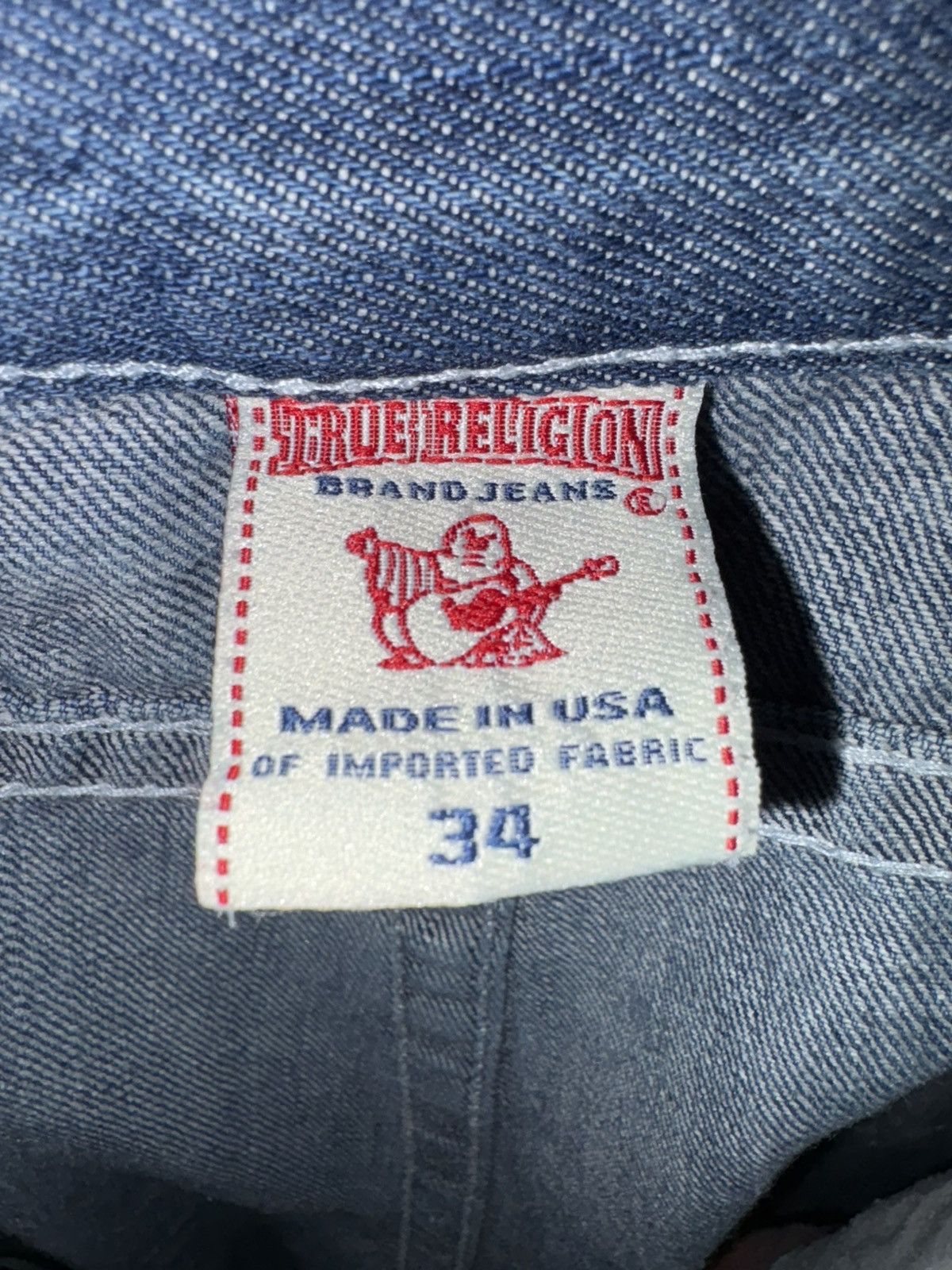 True Religion × Vintage True Religion Joey Super T Jeans Size US 34 / EU 50 - 7 Thumbnail